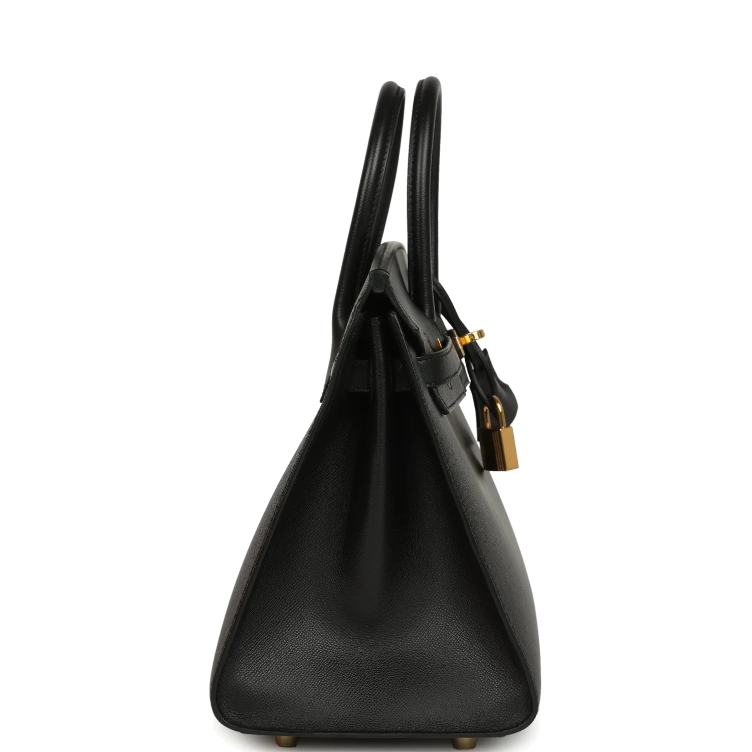 Hermes Birkin Sellier 25 Black Madame Gold Hardware — фото 4