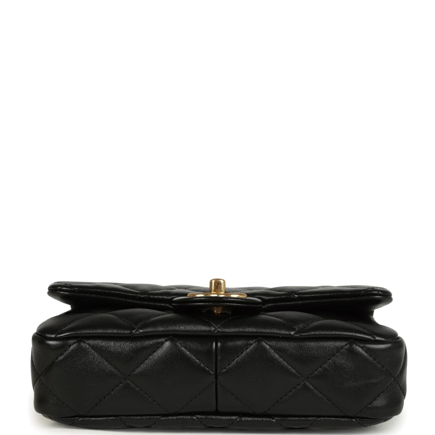 Chanel Small Funky Town Flap Bag Black Shiny Lambskin — фото 7