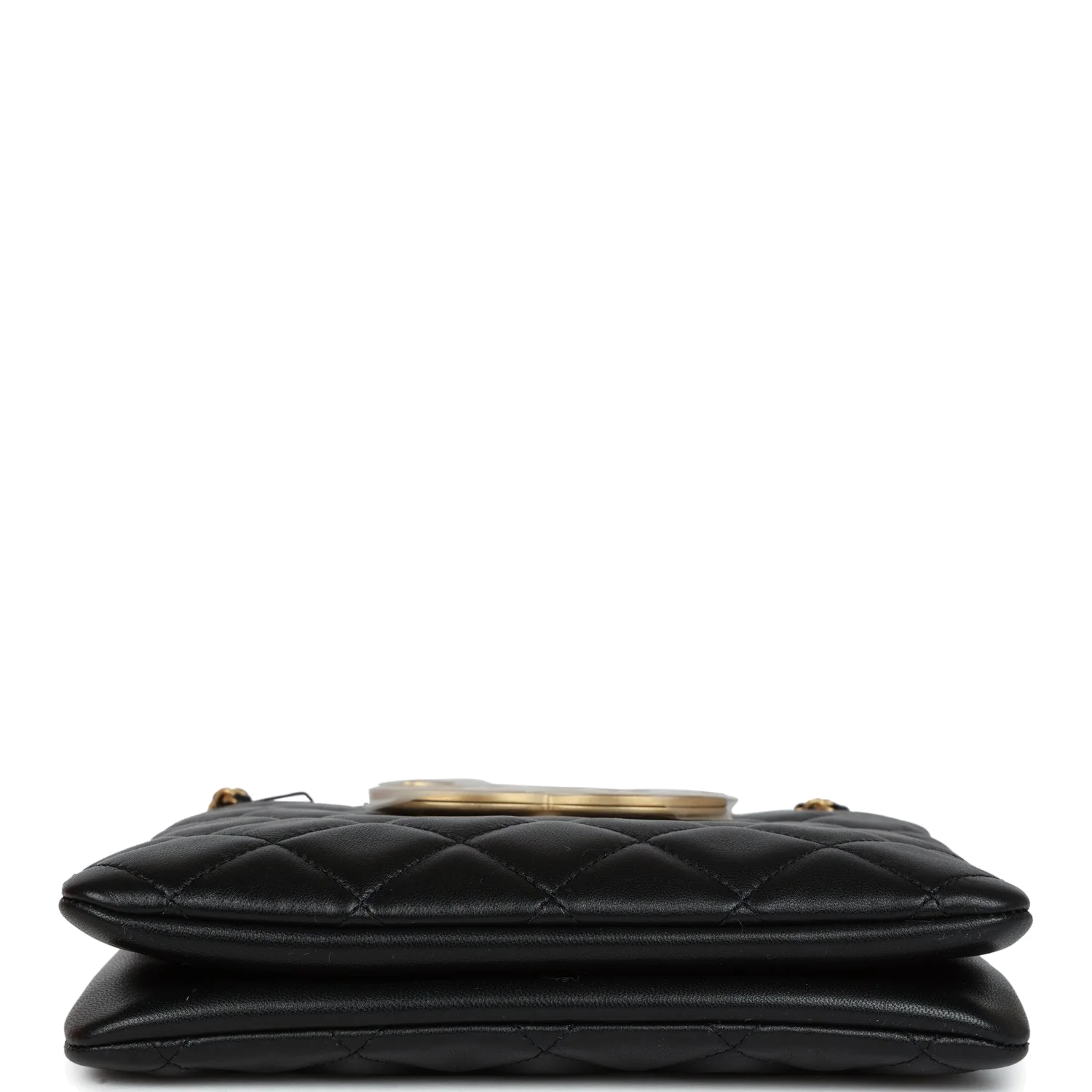Chanel Small CC Shoulder Bag Black Lambskin — фото 7