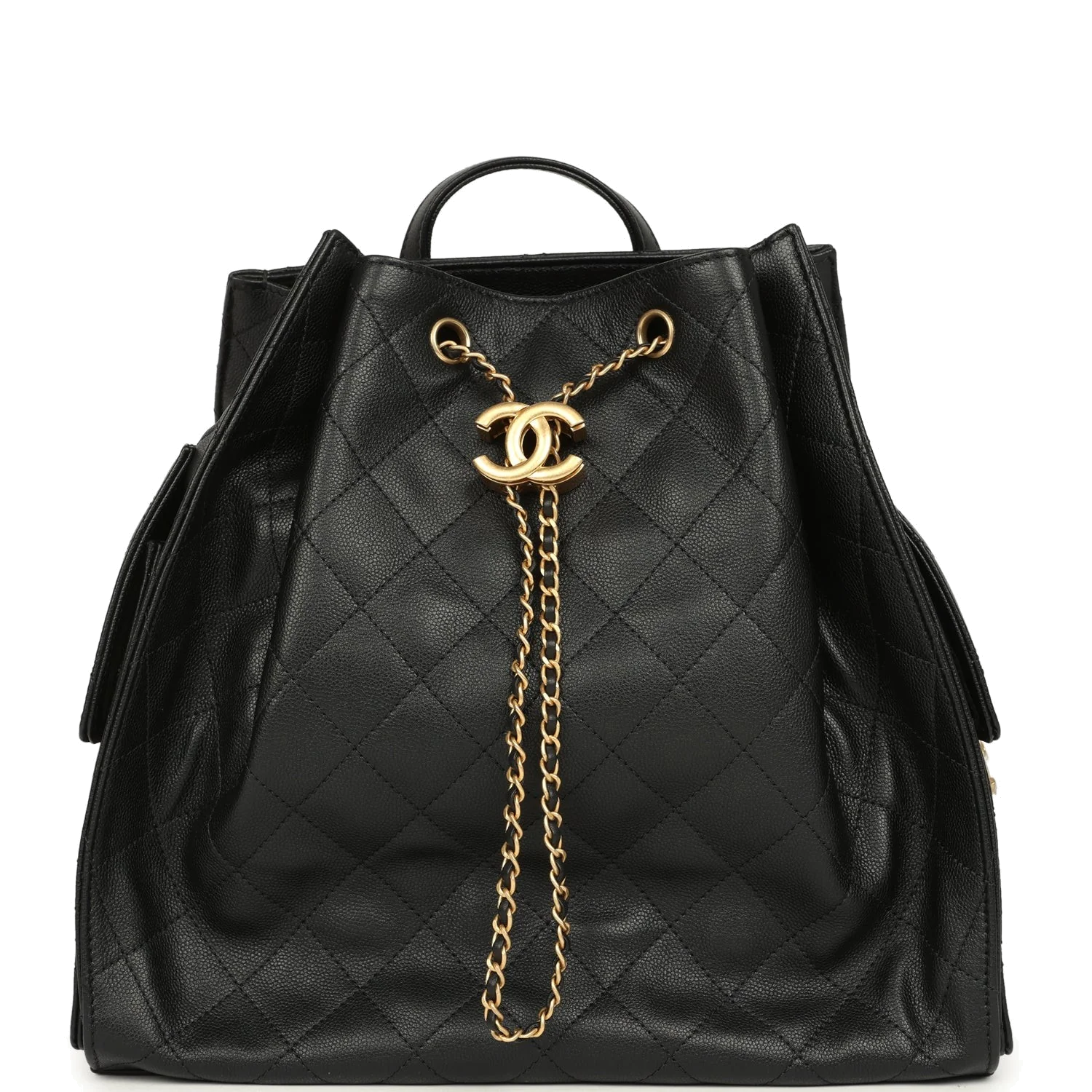 Chanel Large 25 Backpack Black Caviar — фото 2