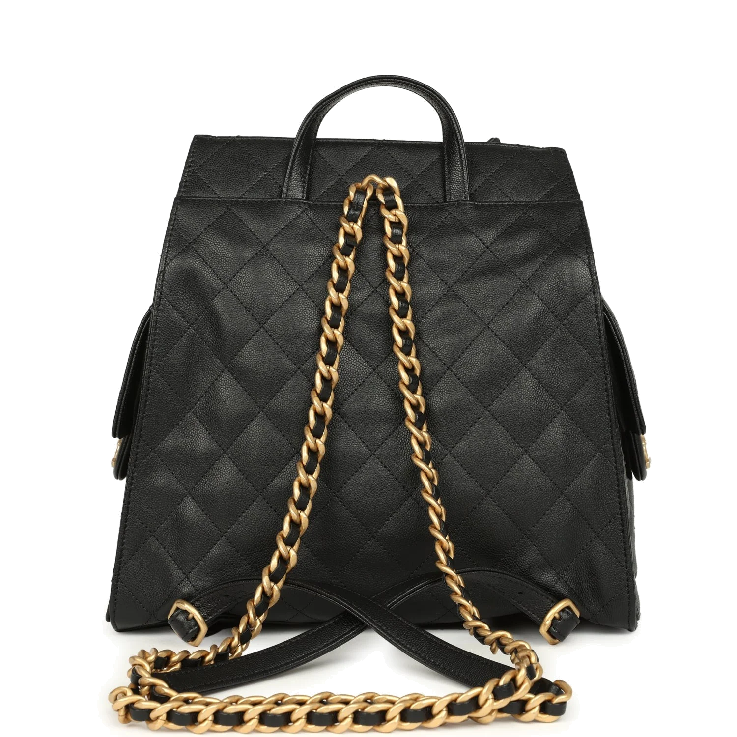 Chanel Large 25 Backpack Black Caviar — фото 5
