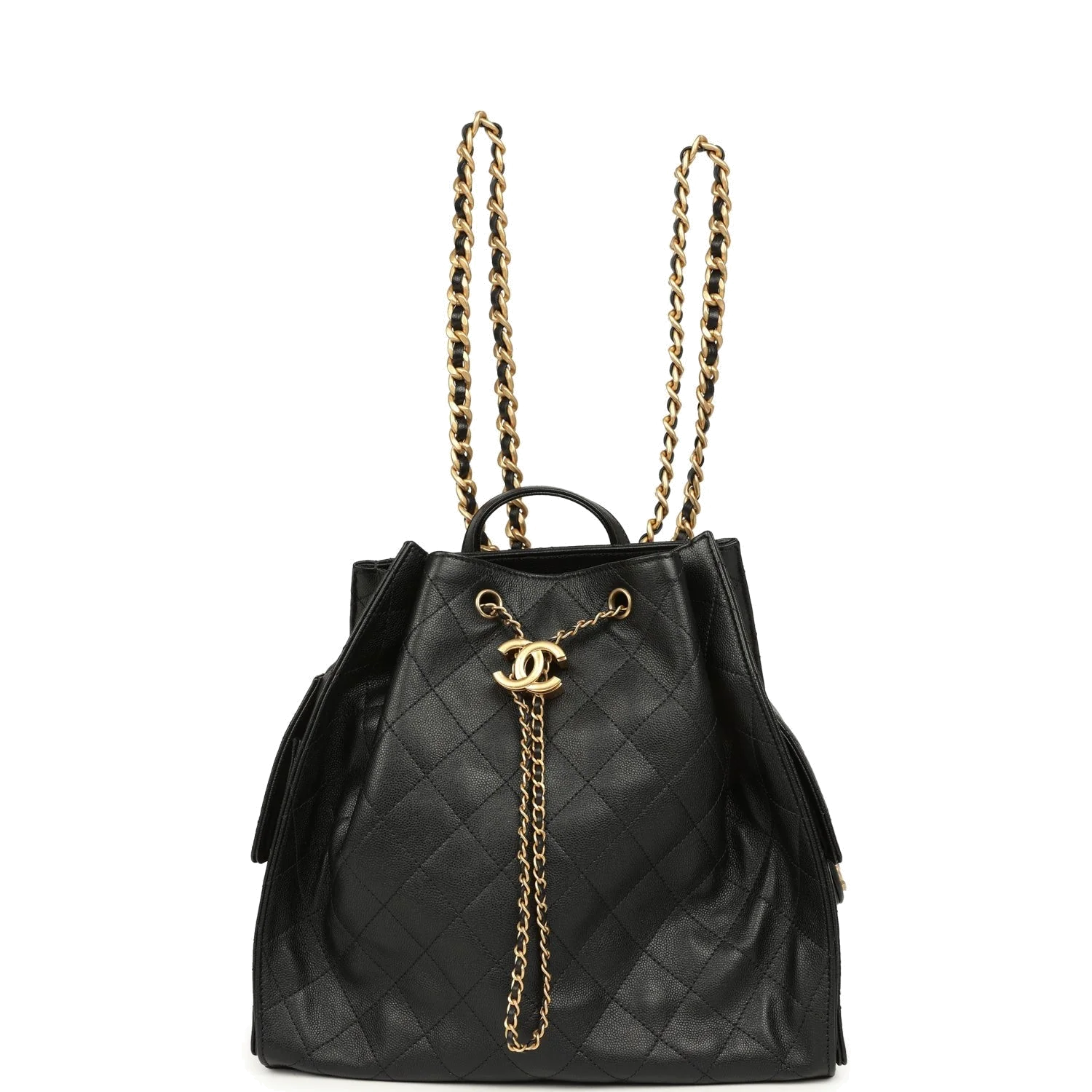 Chanel Large 25 Backpack Black Caviar — фото 8