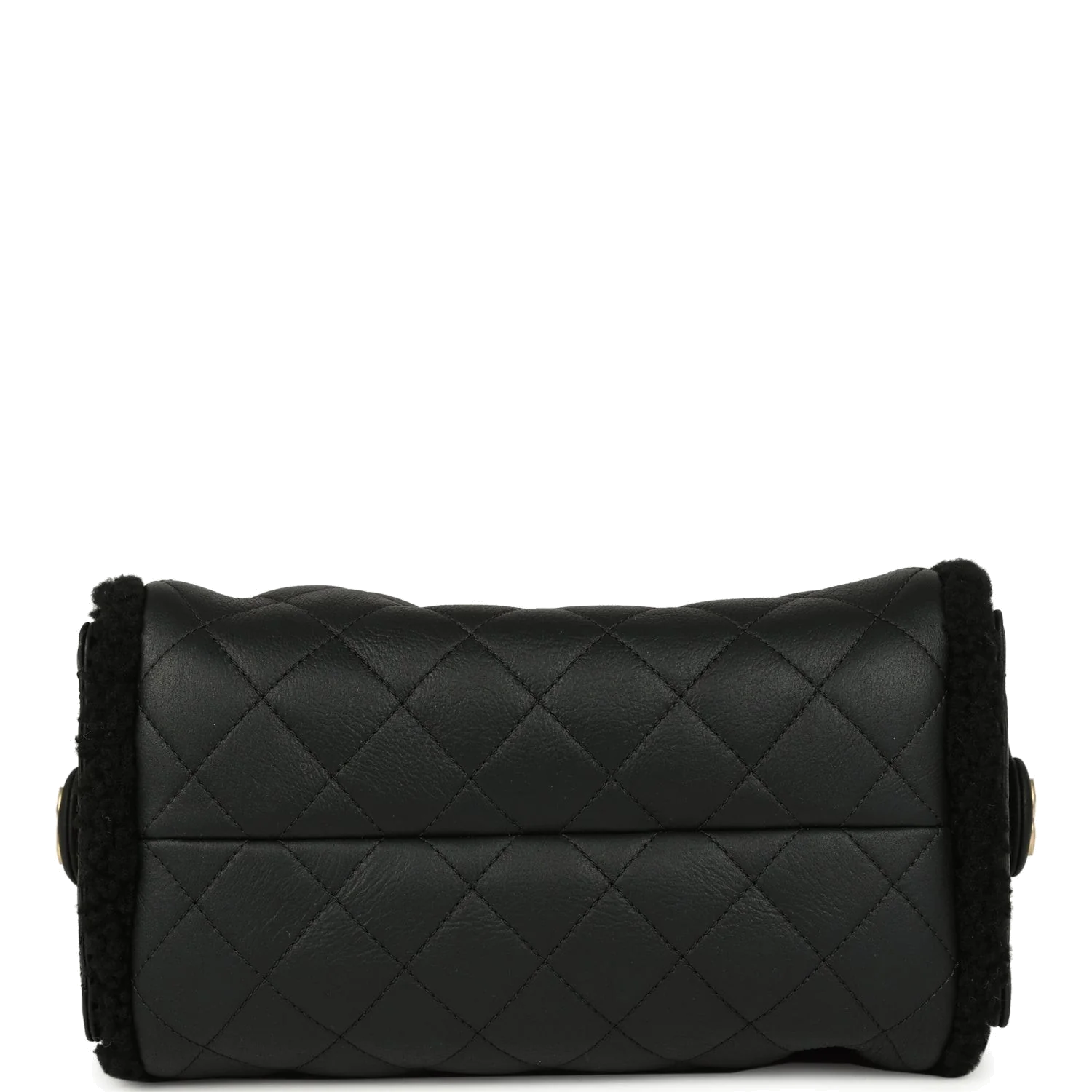 Chanel Small 25 Hobo Bag Black Crumpled Sheepskin and Shearling — фото 8