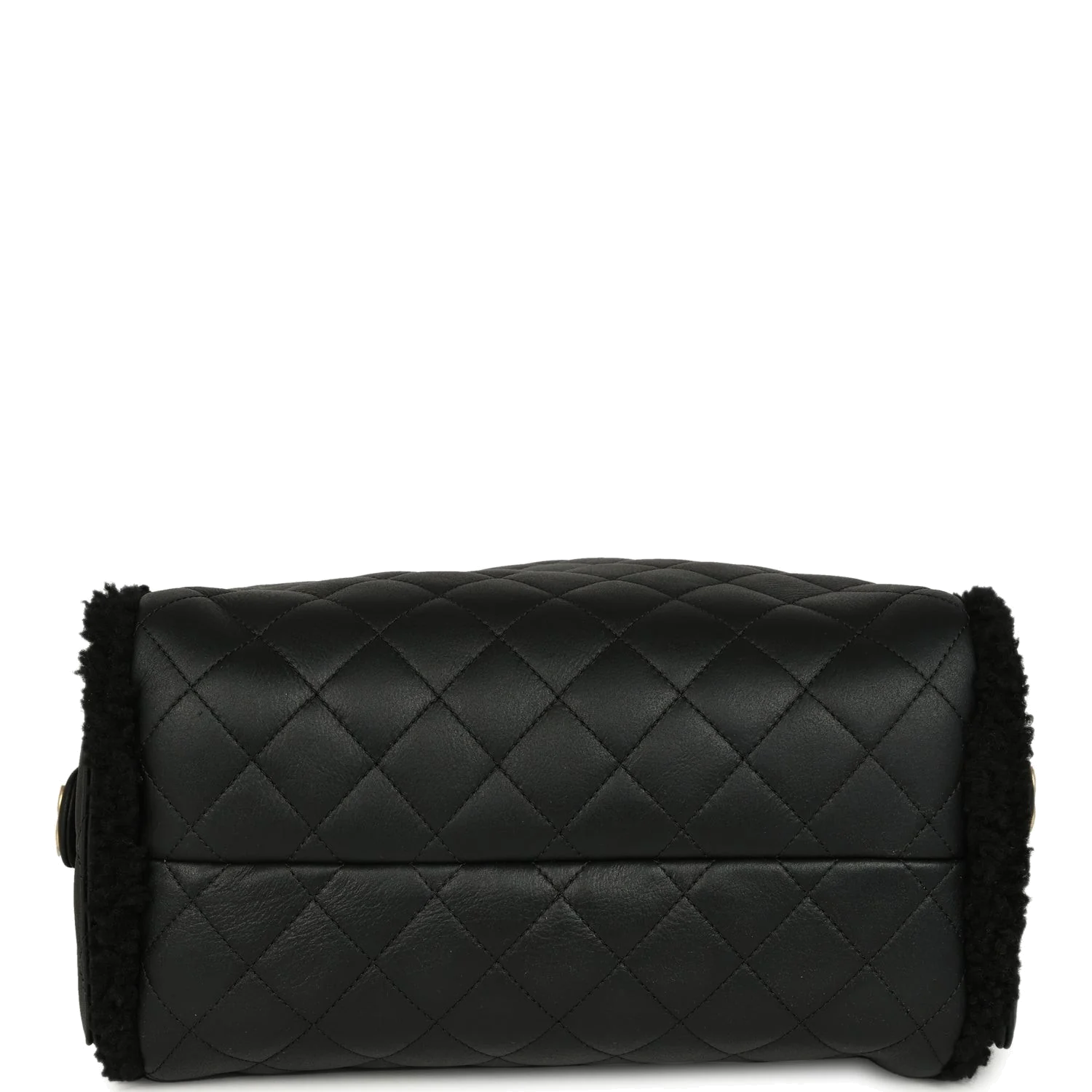 Chanel Medium 25 Hobo Bag Black Crumpled Sheepskin and Shearling — фото 8