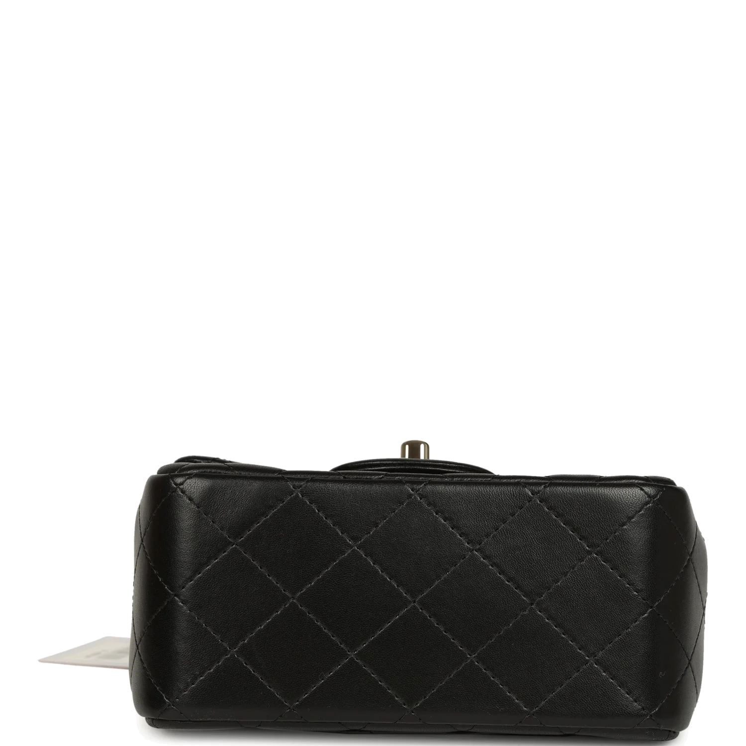Chanel Mini Classic Square Flap Bag Black Lambskin — фото 7