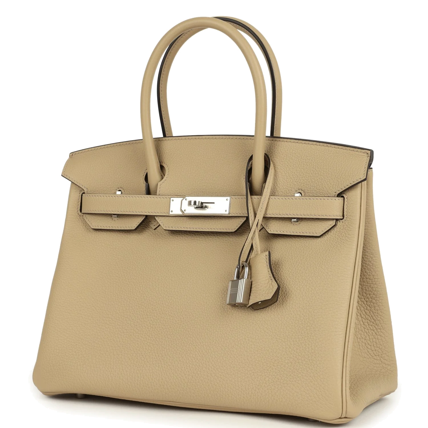 Hermes Birkin 30 Trench Togo Palladium Hardware Тренч Togo — фото 6