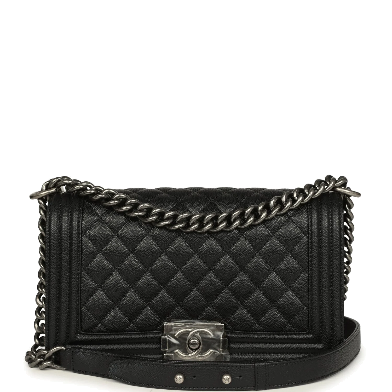 Chanel Medium Boy Bag Black Caviar