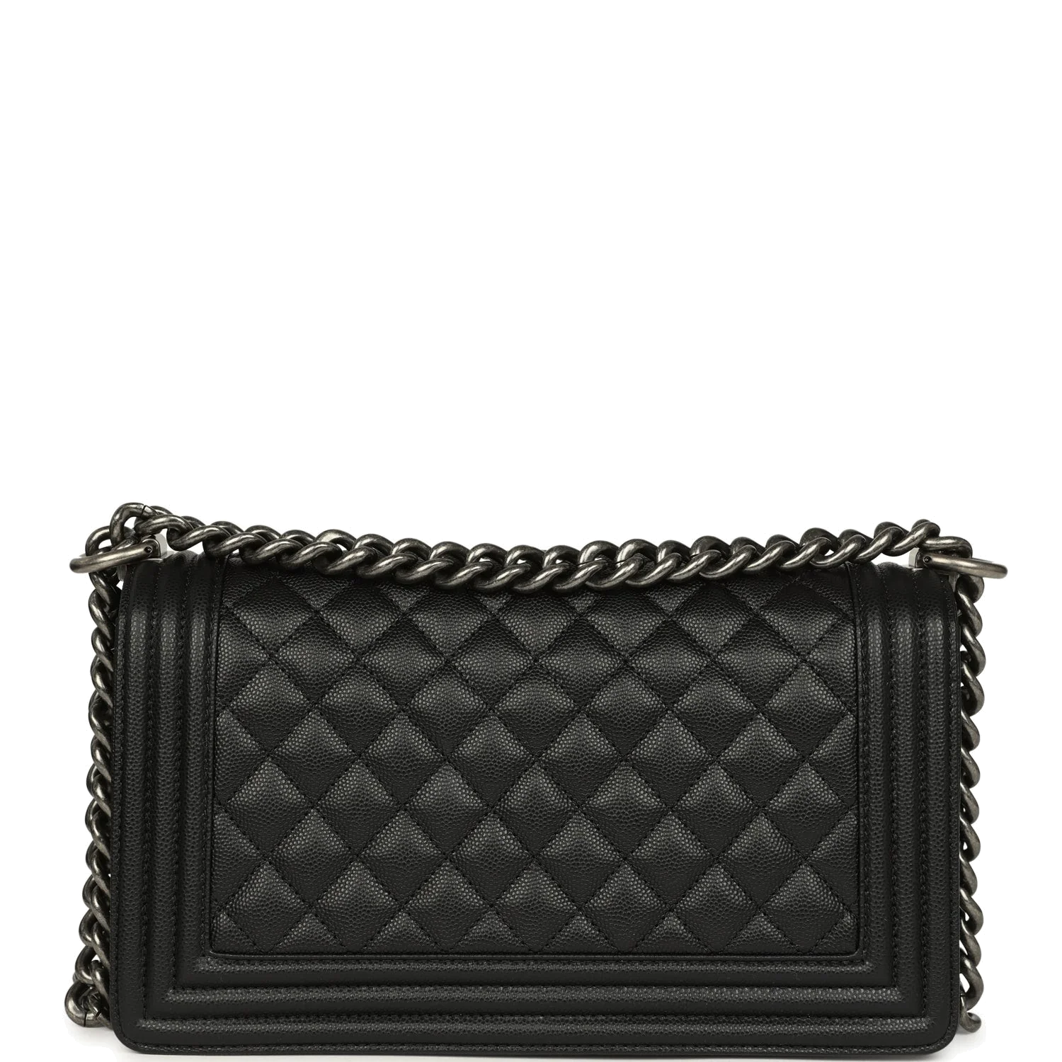 Chanel Medium Boy Bag Black Caviar — фото 5