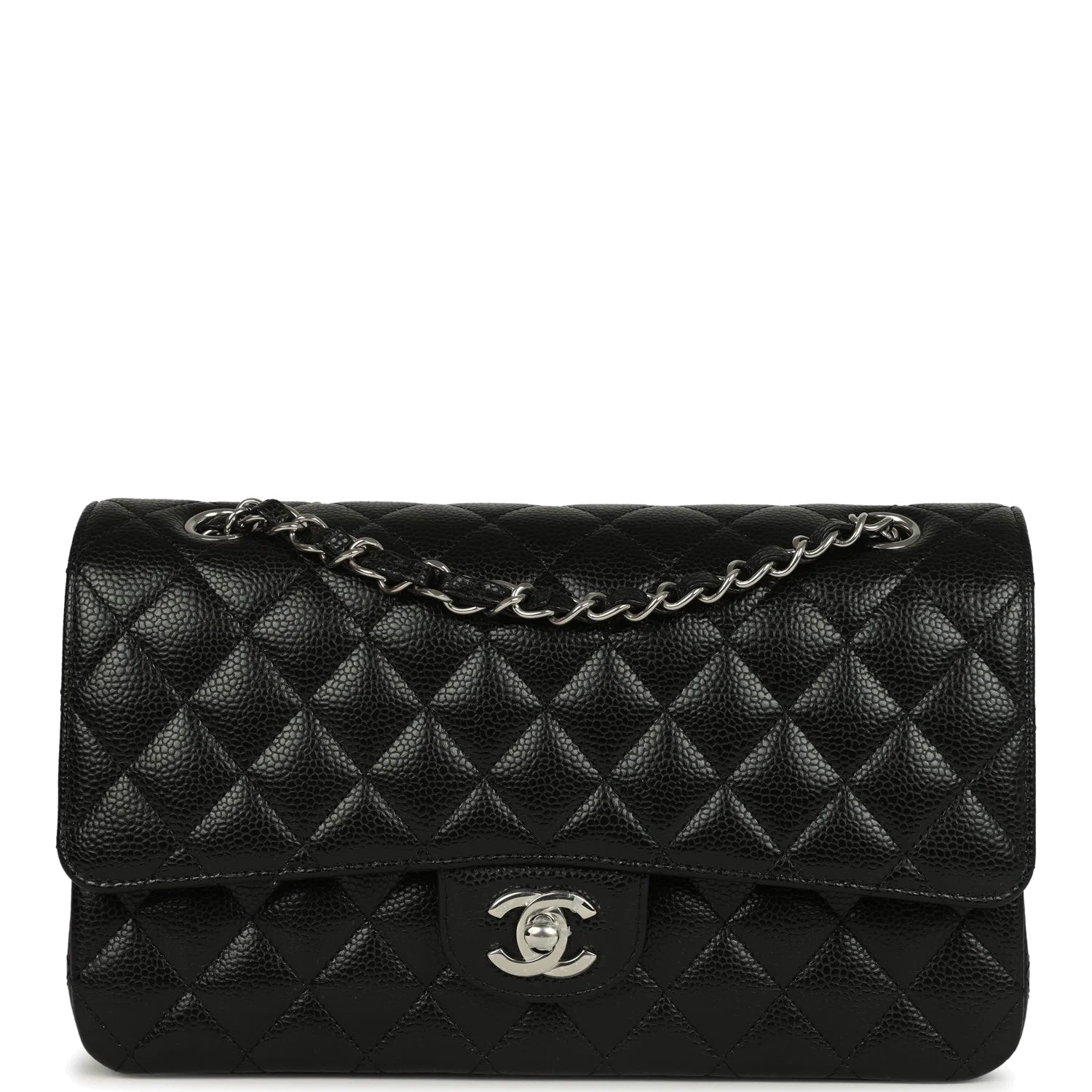 Chanel Medium Classic Double Flap Black Caviar — фото 2