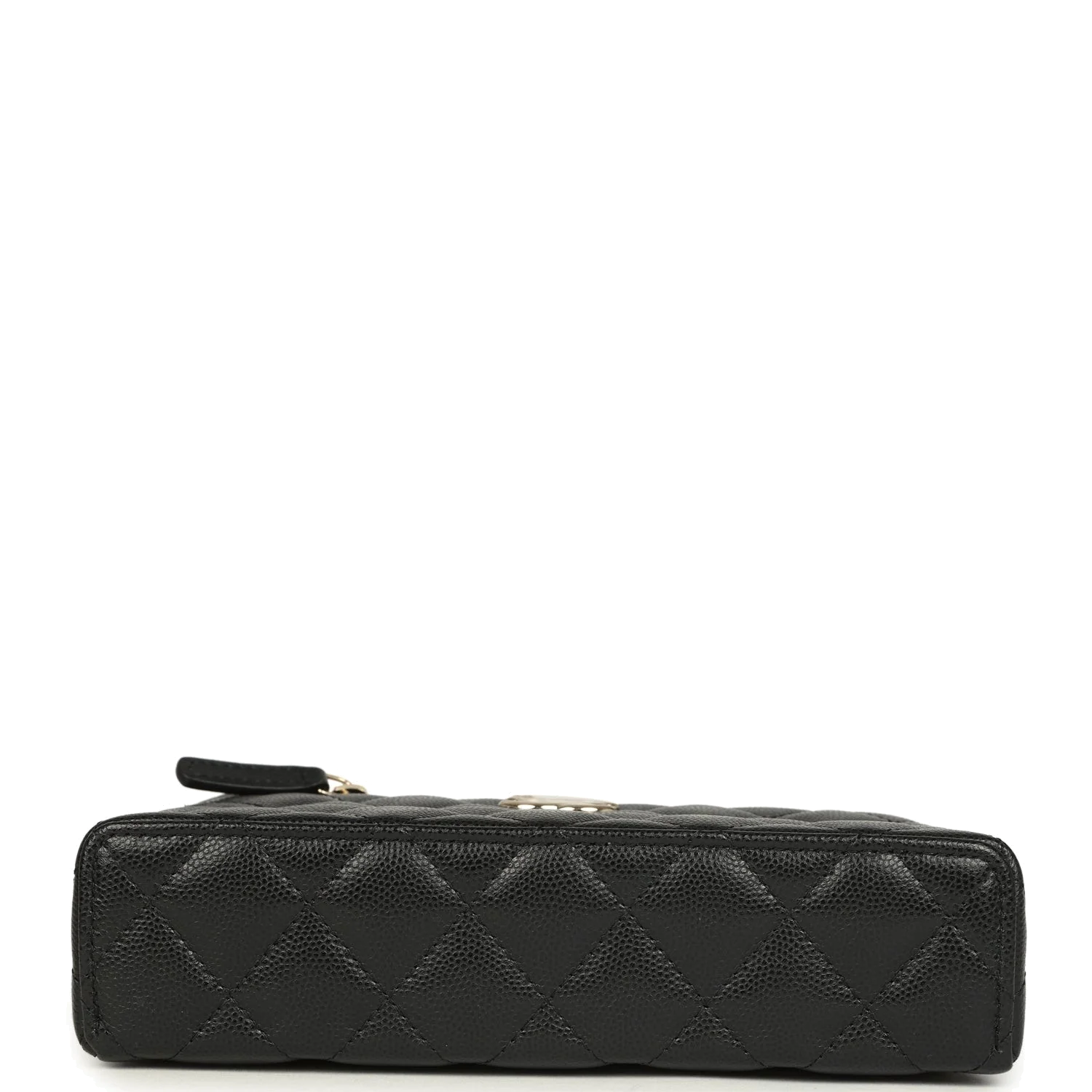 Chanel Top Handle Long Vanity Case with Chain Black Shiny Caviar — фото 7