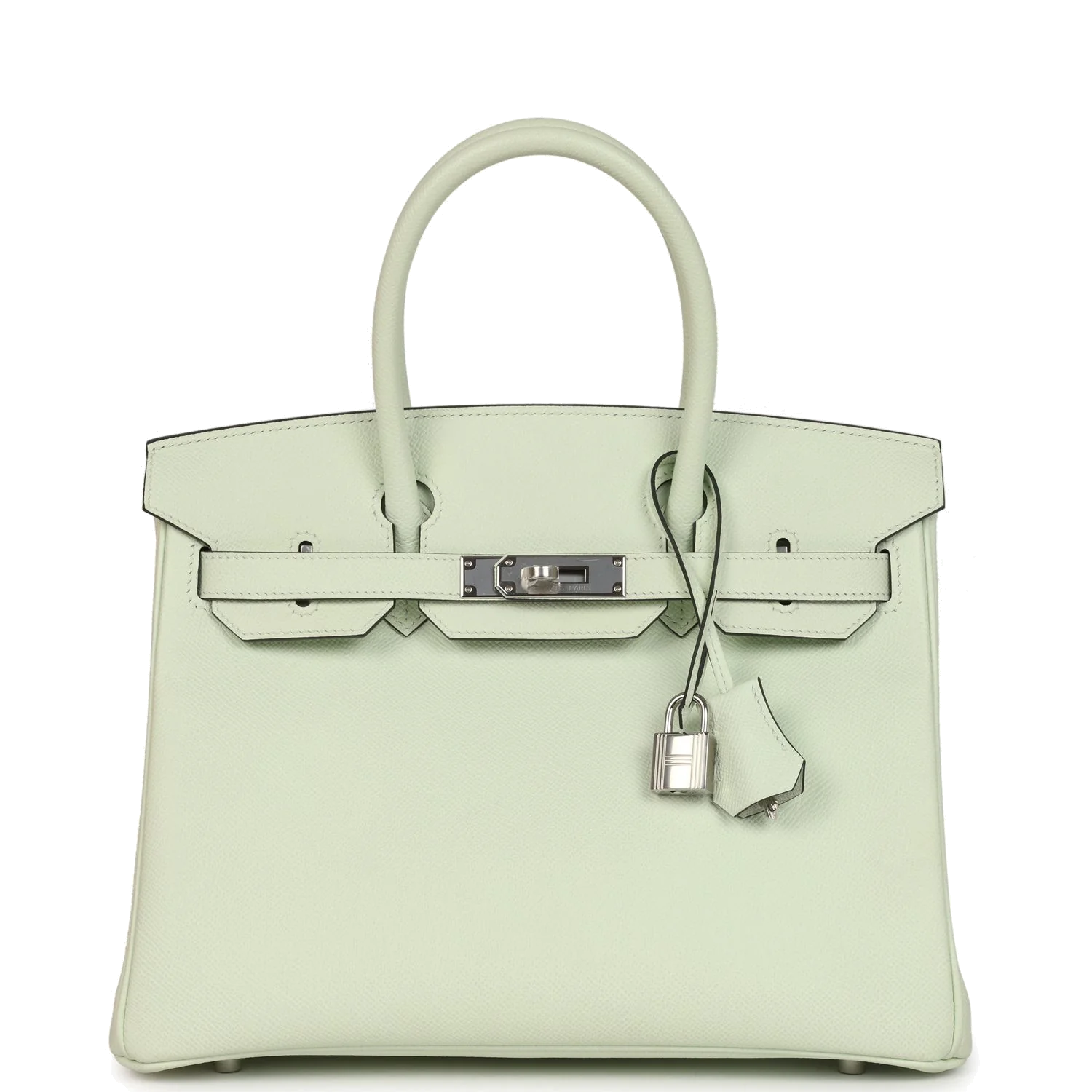 Hermes Birkin 30 Vert Fizz Epsom Palladium Hardware