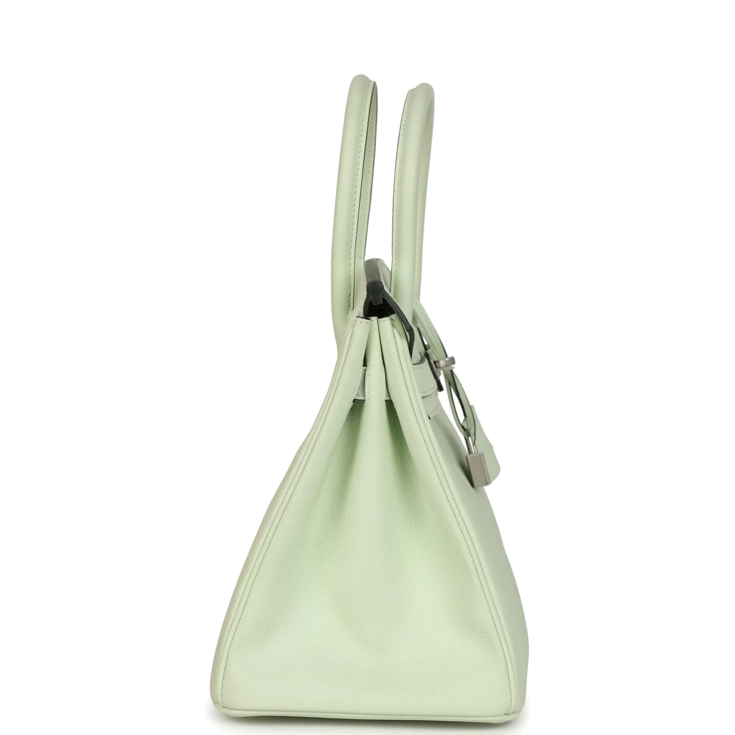 Hermes Birkin 30 Vert Fizz Epsom Palladium Hardware Зеленый физз — фото 4