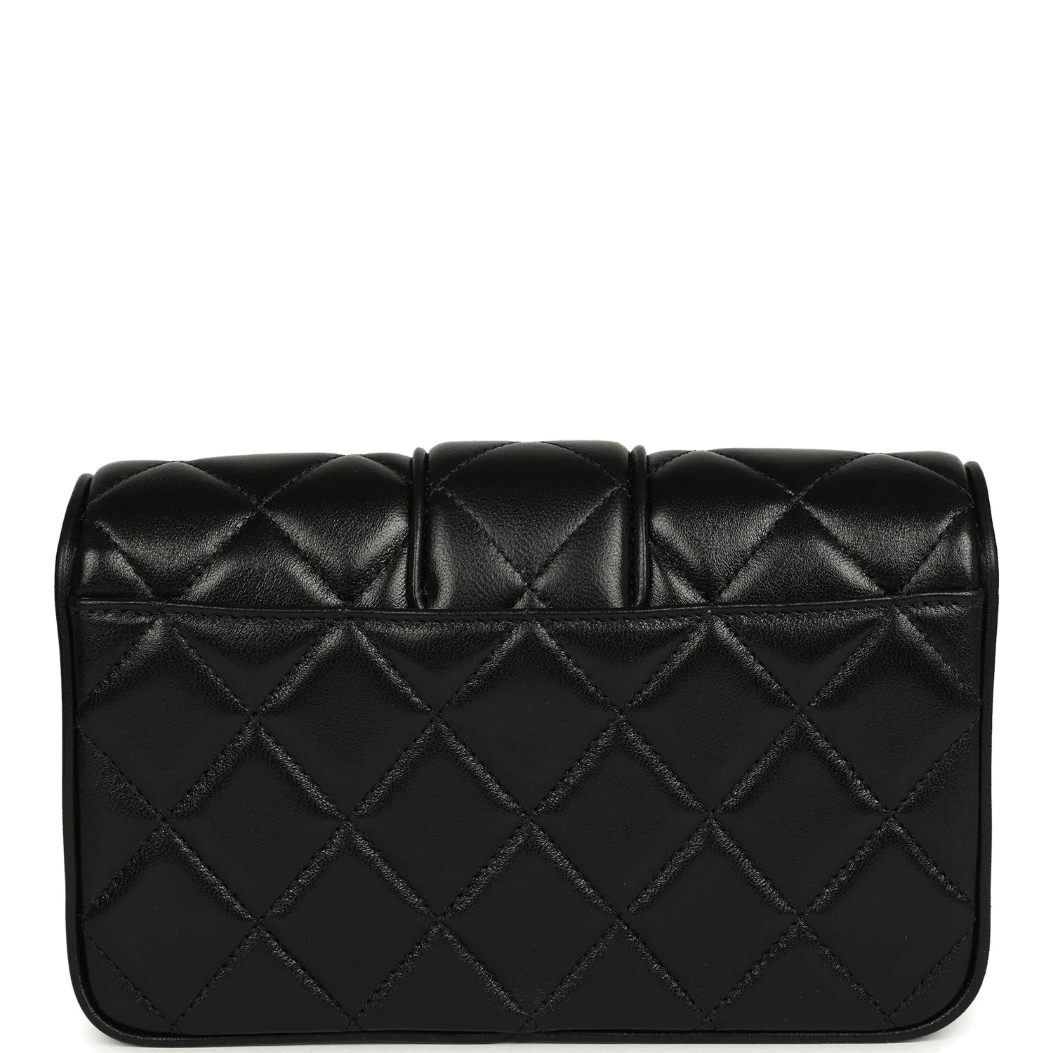 Chanel Mini Tab Flap Bag Black Lambskin — фото 5