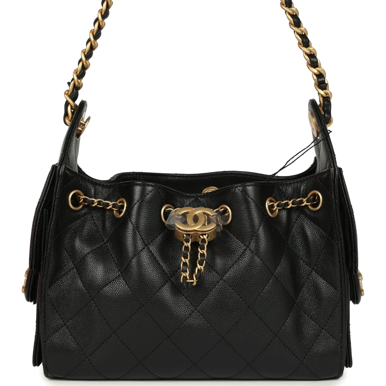 Chanel Mini 25 Hobo Bag Black Caviar — фото 2