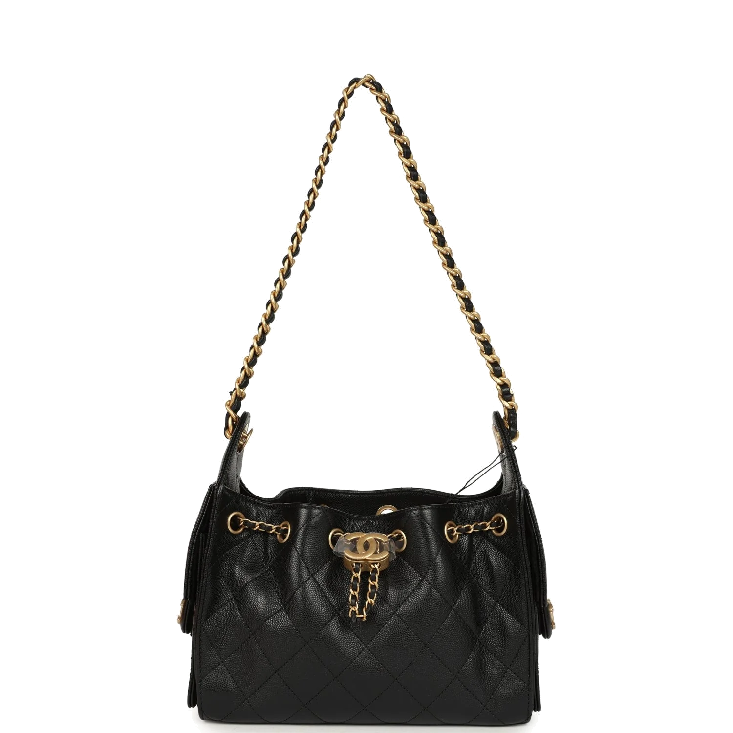 Chanel Mini 25 Hobo Bag Black Caviar — фото 7