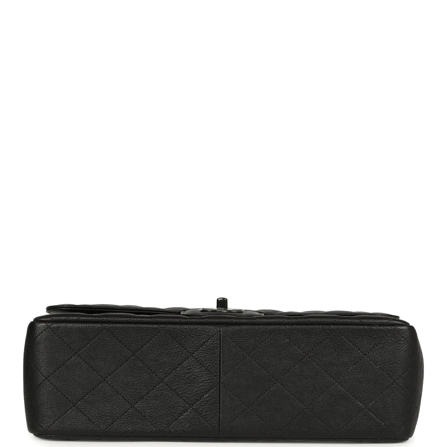 Chanel Jumbo Classic Double Flap Bag So Black Crumpled Calfskin — фото 7