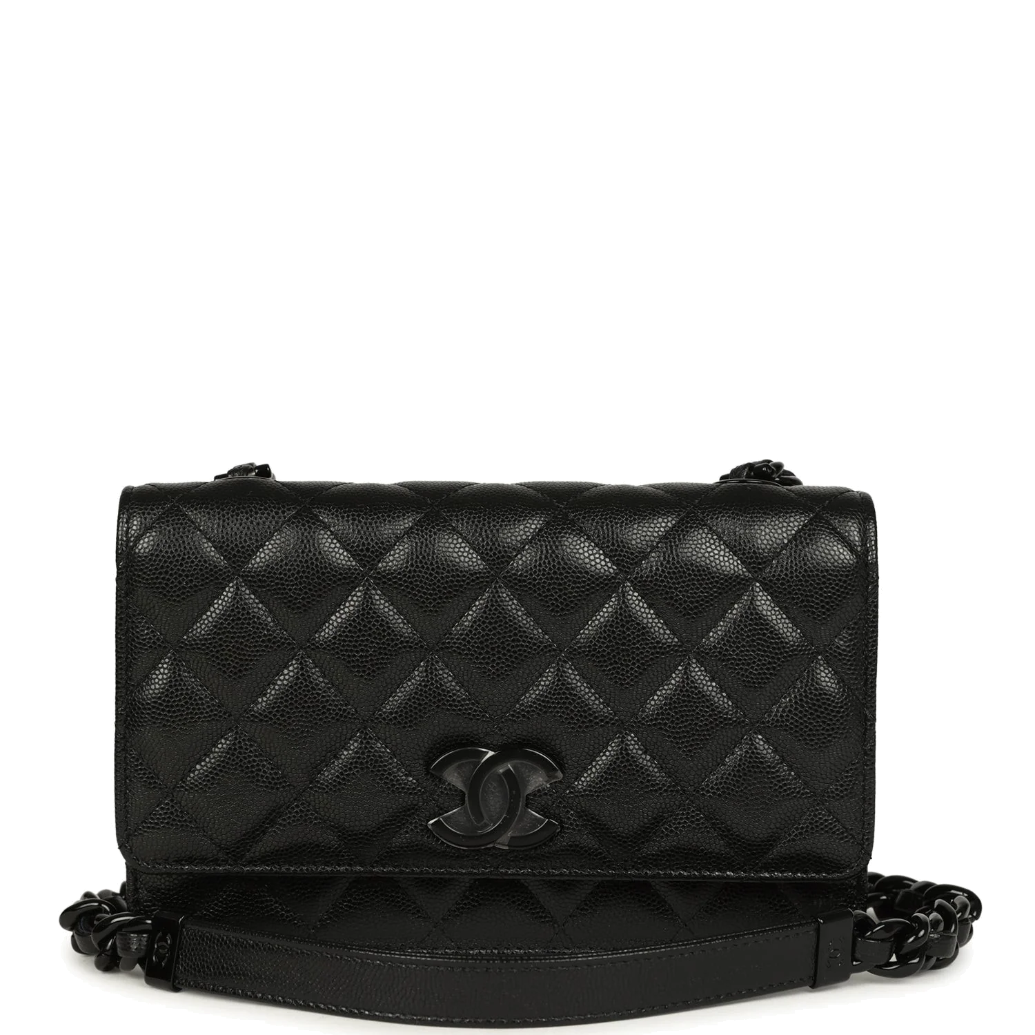 Chanel Wallet On Chain WOC So Black Caviar — фото 2