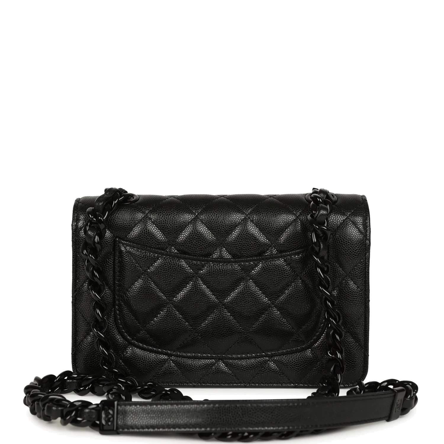 Chanel Wallet On Chain WOC So Black Caviar — фото 5