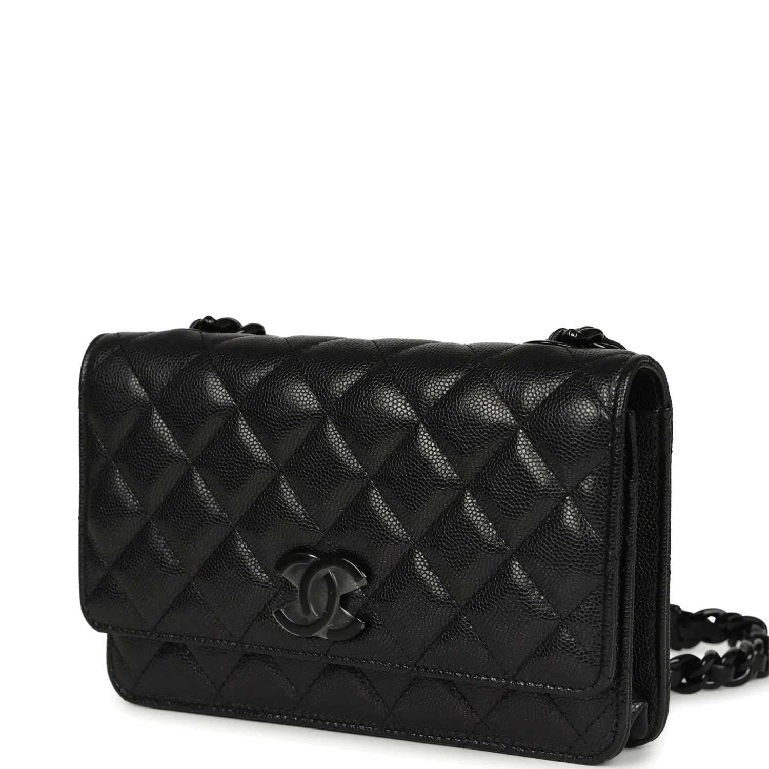 Chanel Wallet On Chain WOC So Black Caviar — фото 6