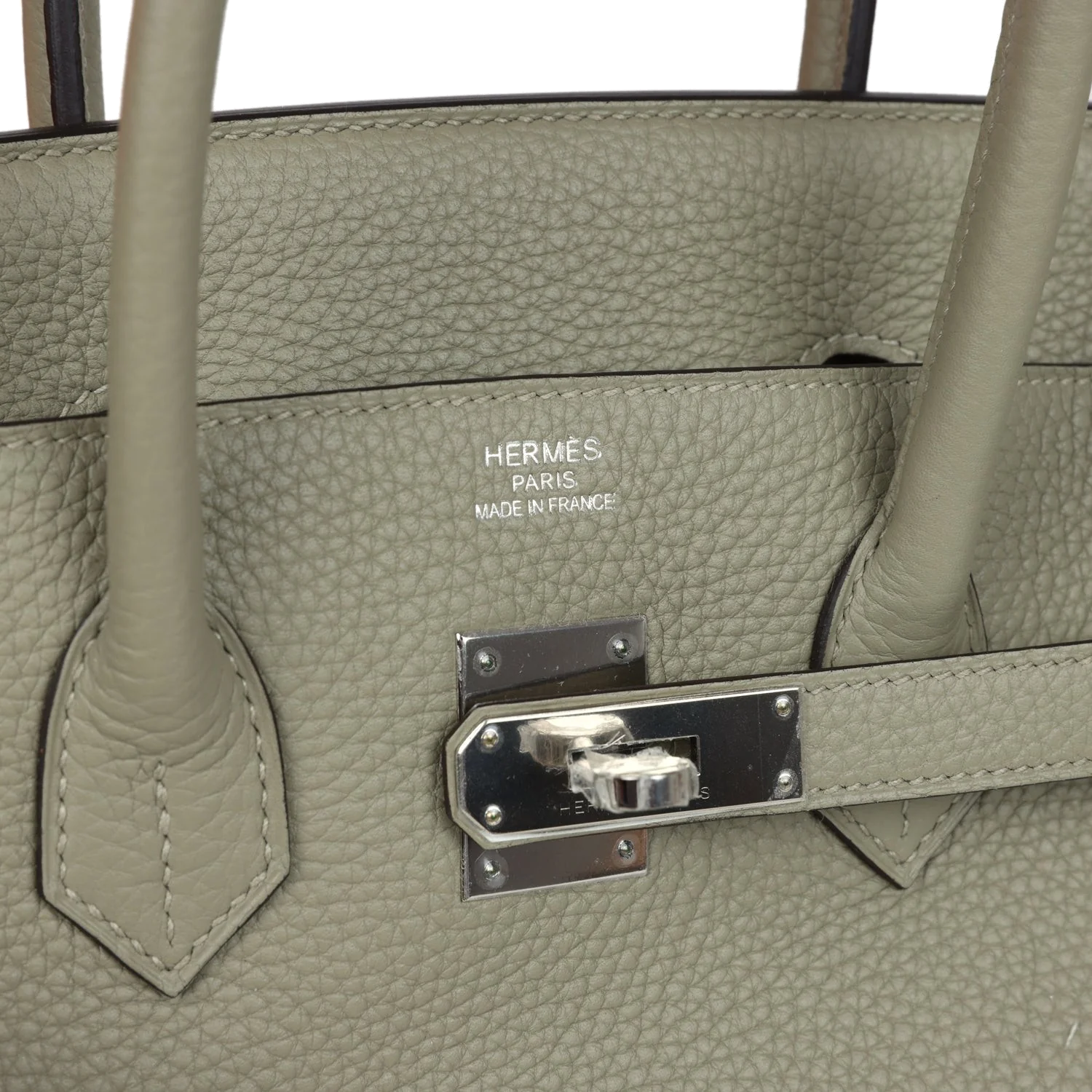 Hermes Birkin 35 Sauge Togo Palladium Hardware Шалфей Togo — фото 8