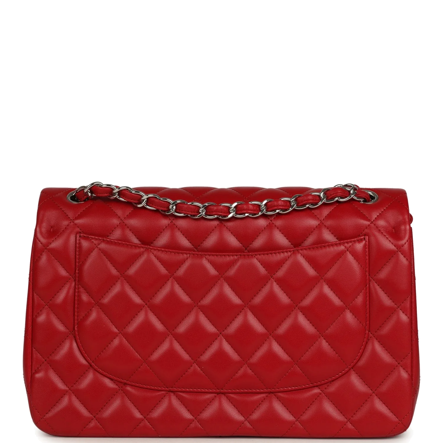 Chanel Jumbo Classic Double Flap Bag Red Lambskin — фото 5