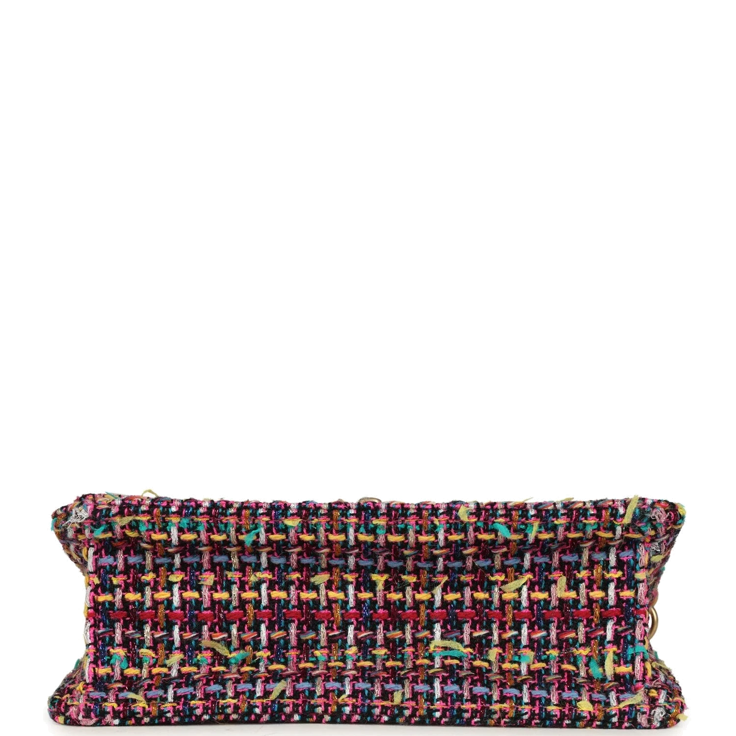 Chanel Mini Flap Bag Pink Multicolored Tweed — фото 7