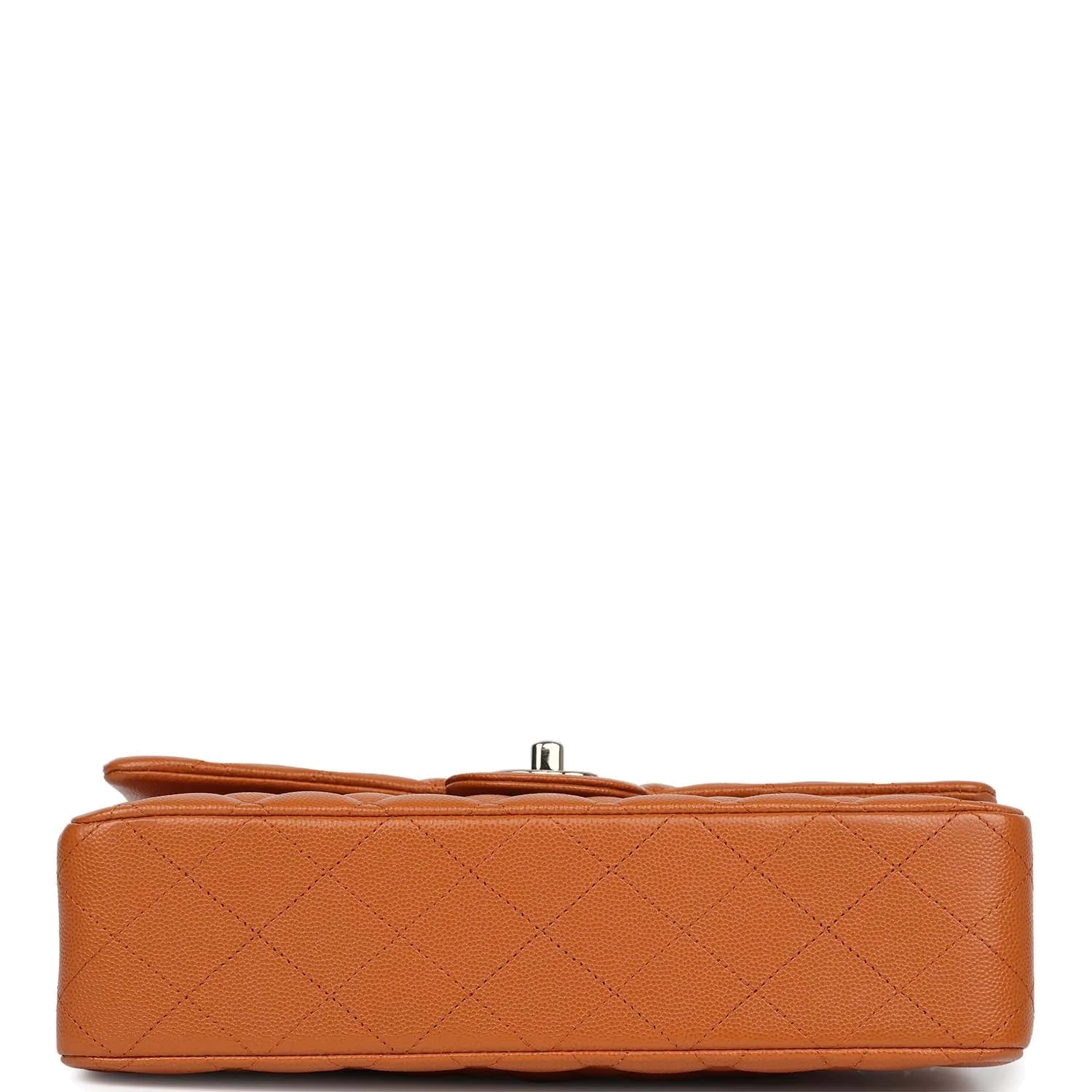 Chanel Medium Classic Double Flap Bag Caramel Shiny Caviar — фото 7