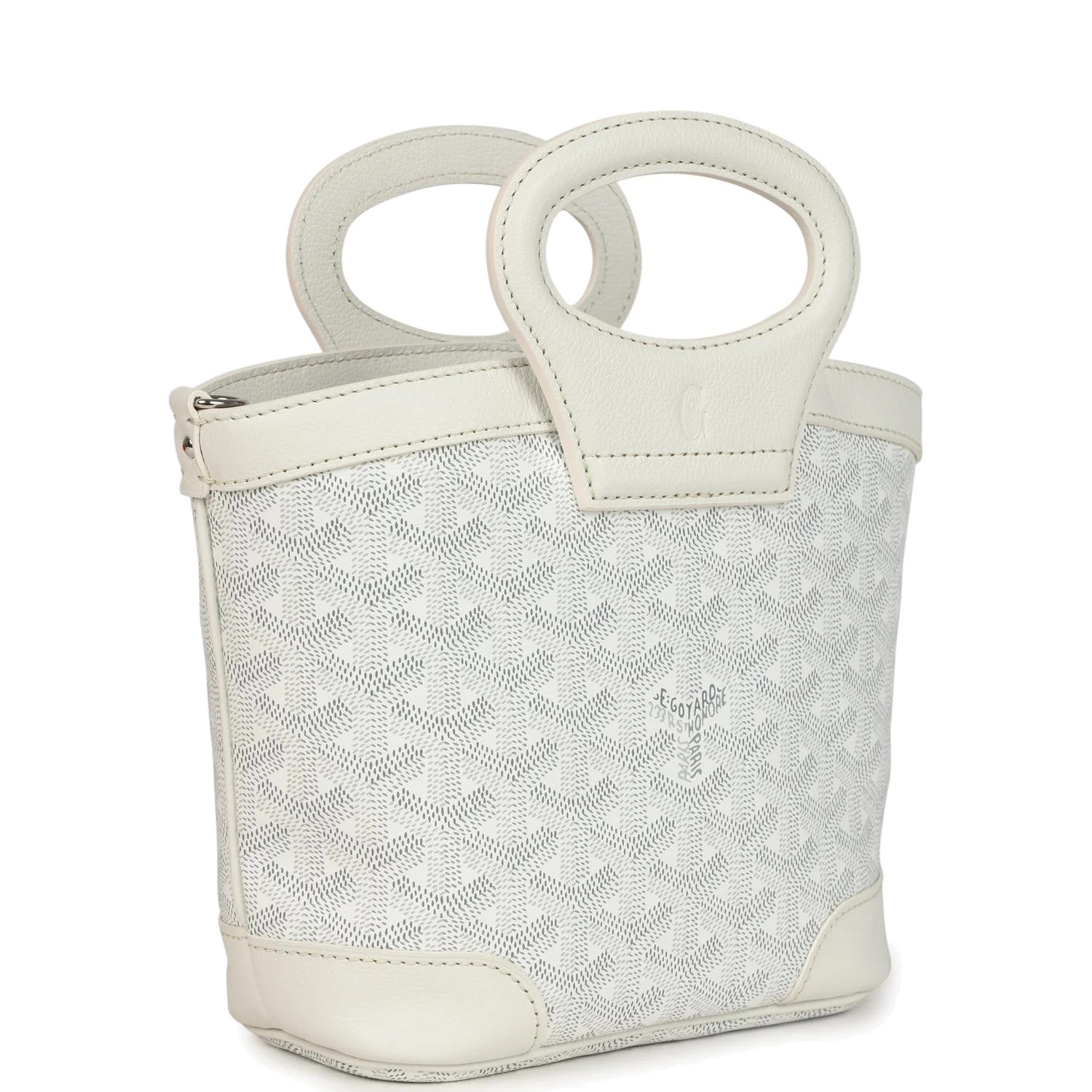 Goyard Goyardine Canvas White Beluga Mini Bag — фото 3