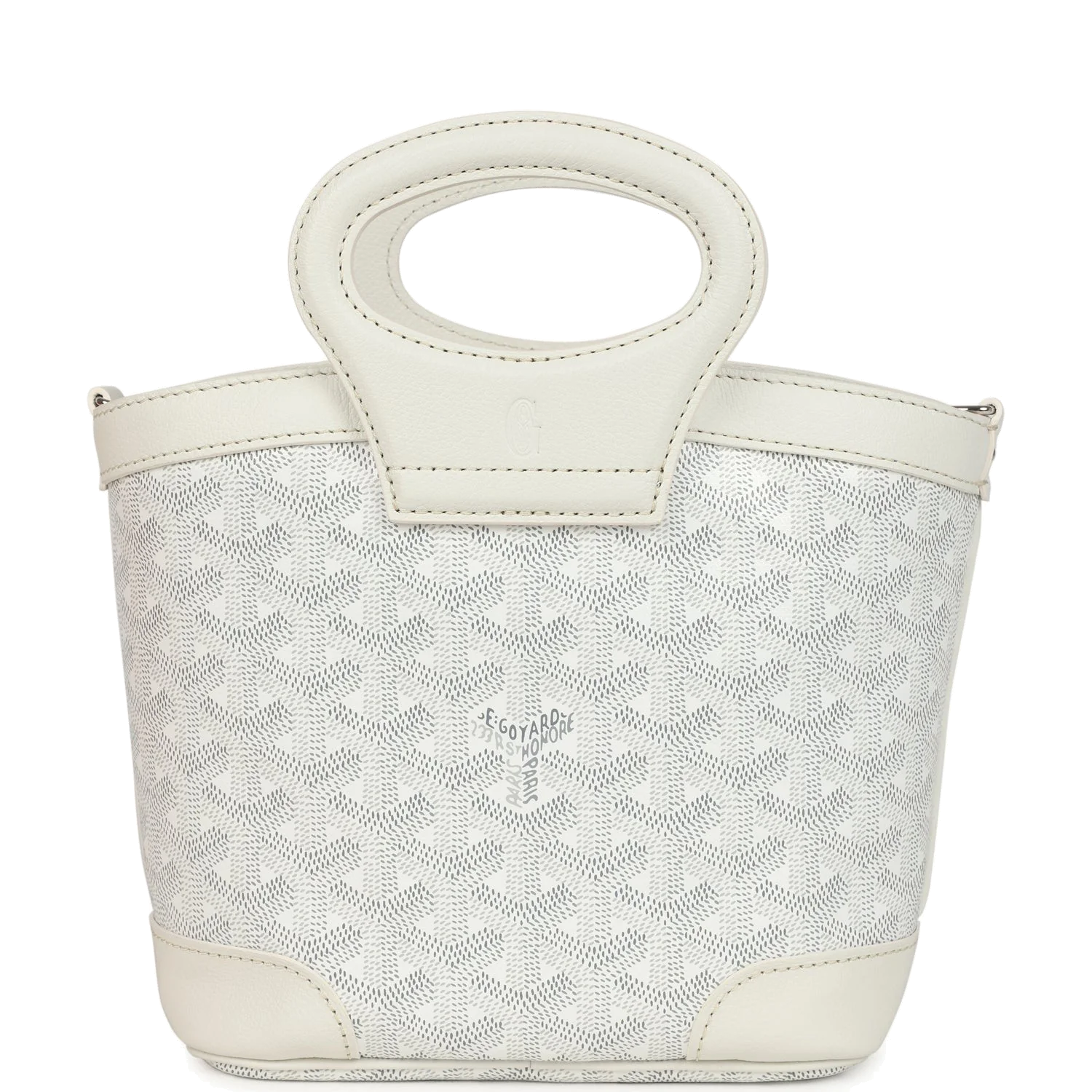 Goyard Goyardine Canvas White Beluga Mini Bag — фото 5