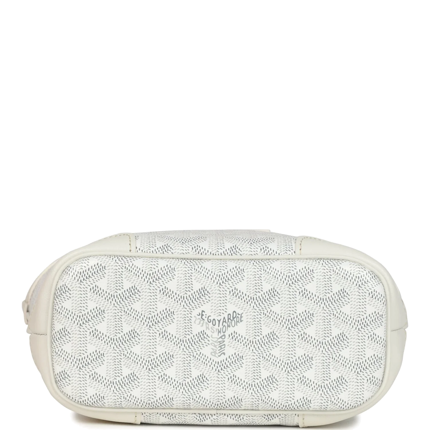Goyard Goyardine Canvas White Beluga Mini Bag — фото 7
