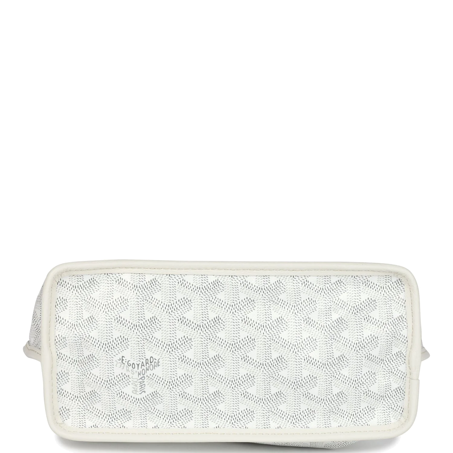 Goyard Goyardine Anjou White Mini Bag — фото 8