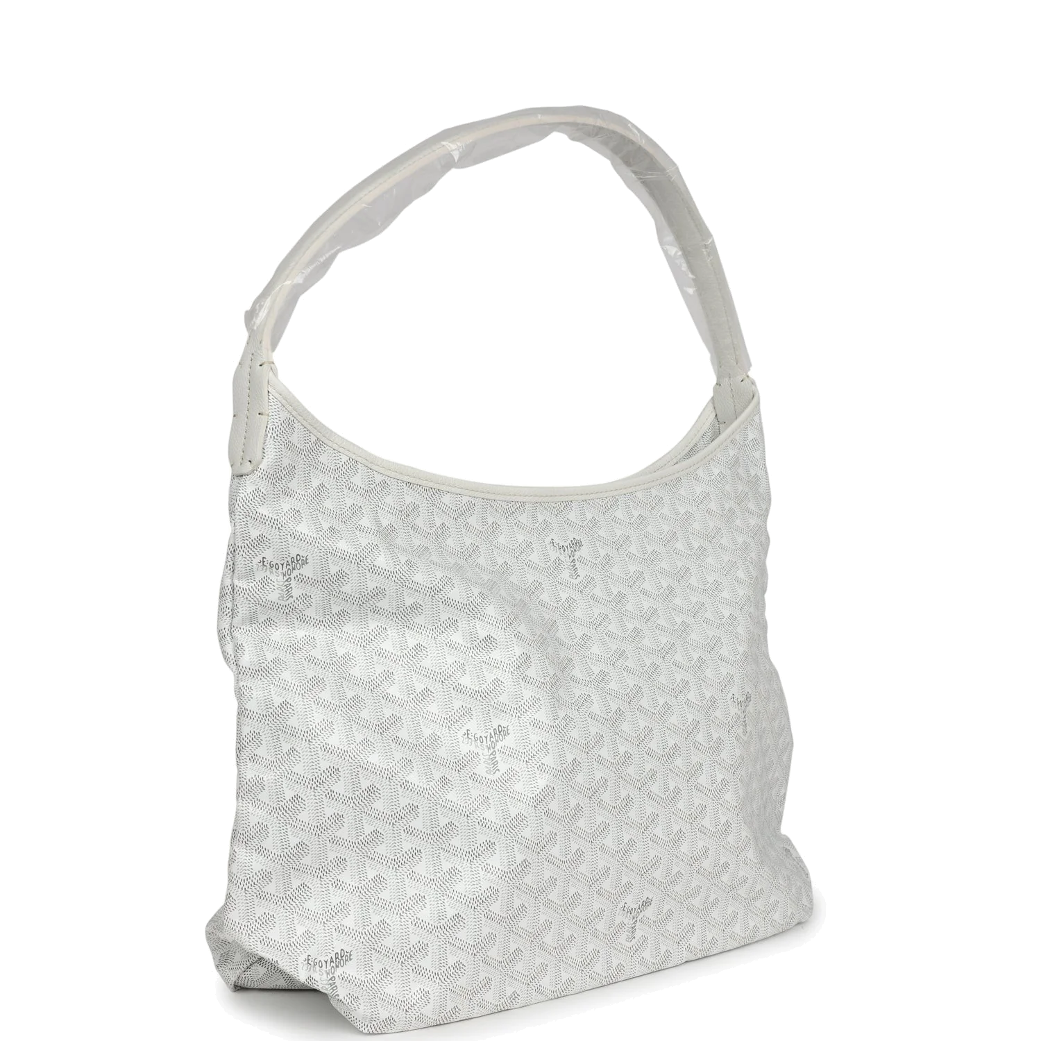 Goyard Goyardine White Boheme Hobo Bag — фото 3