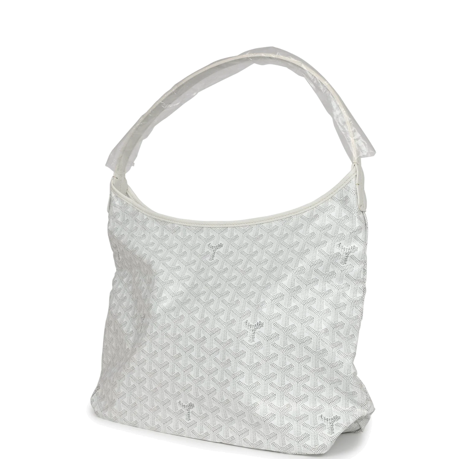 Goyard Goyardine White Boheme Hobo Bag — фото 4