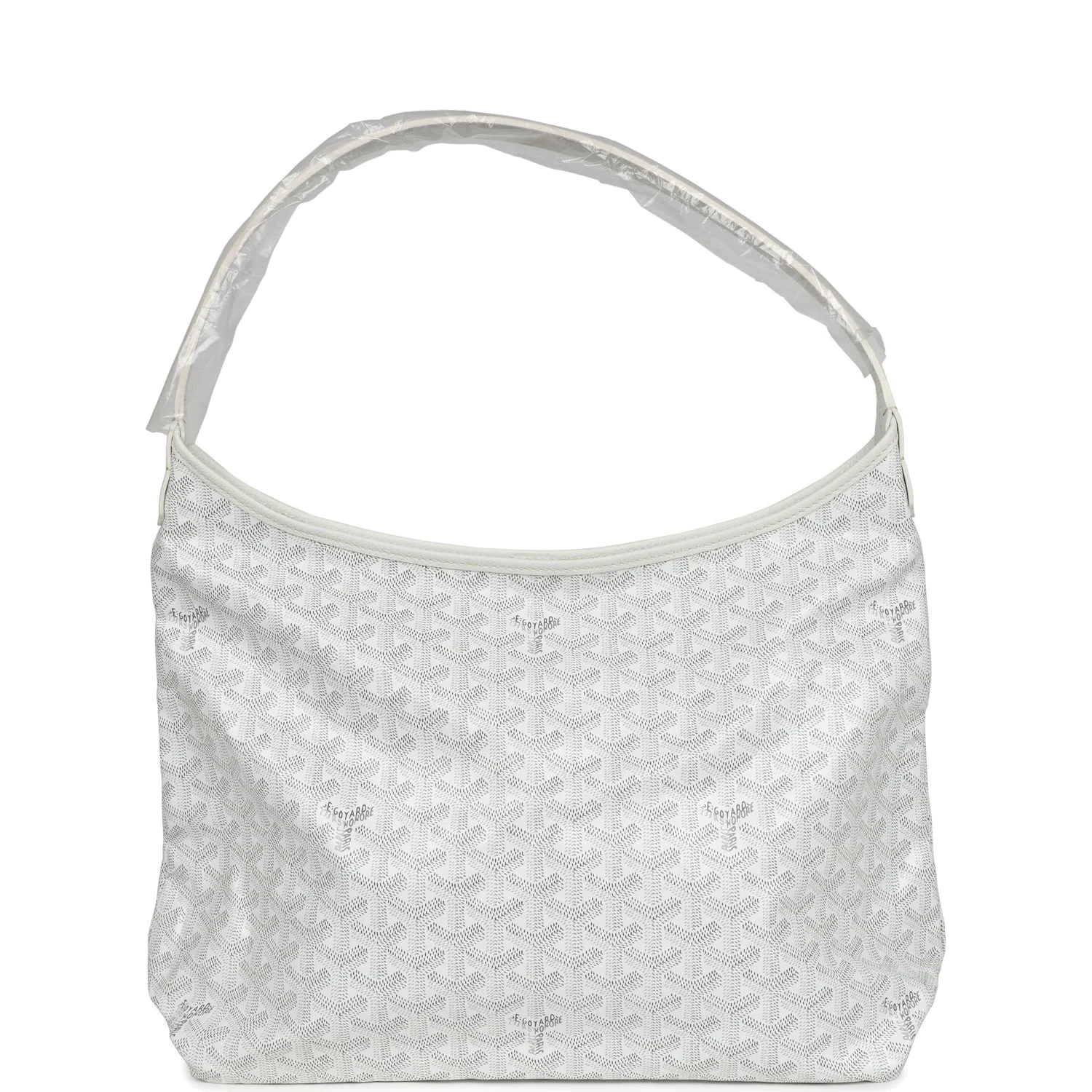 Goyard Goyardine White Boheme Hobo Bag — фото 6
