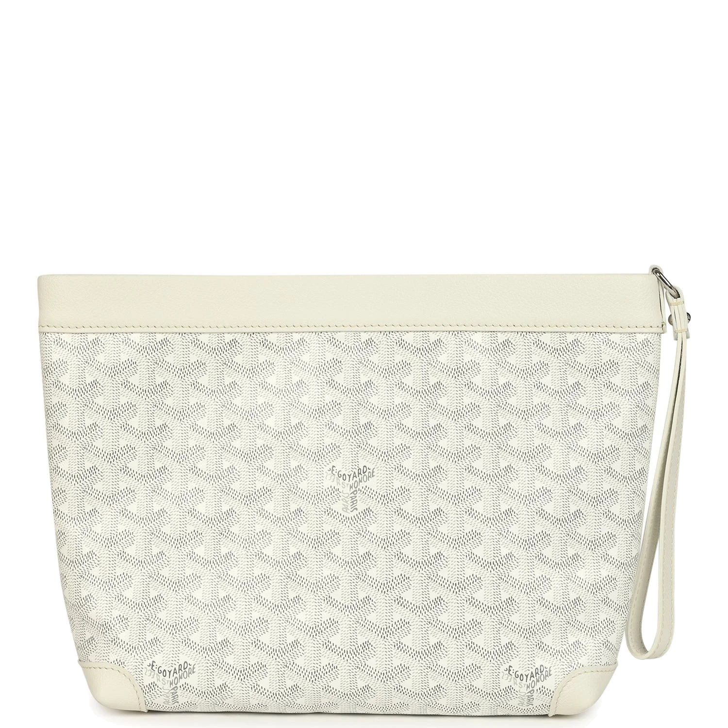 Goyard Goyardine Canvas White Conti Pouch — фото 5