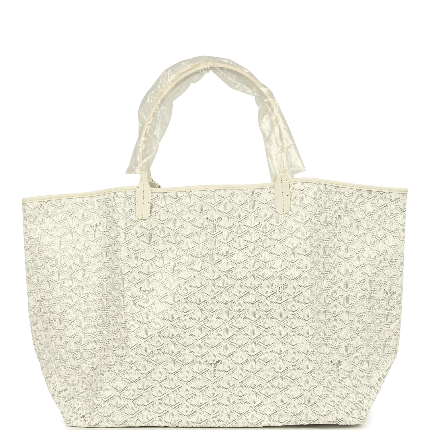 Goyard Goyardine Canvas White Saint Louis GM Tote — фото 2