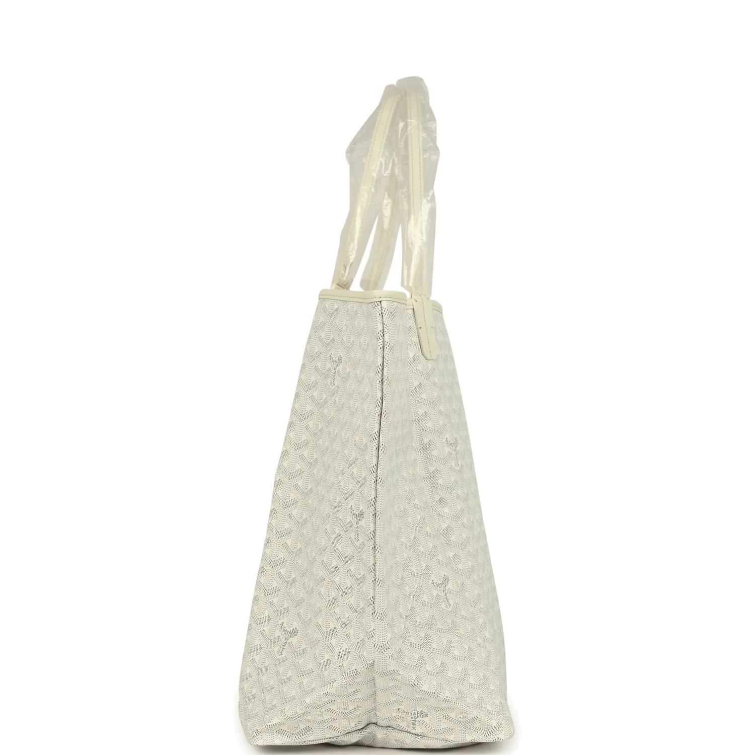 Goyard Goyardine Canvas White Saint Louis GM Tote — фото 6