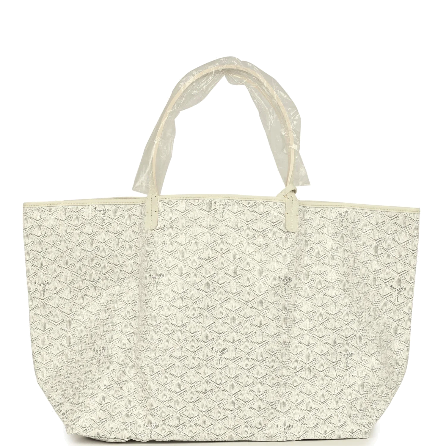 Goyard Goyardine Canvas White Saint Louis GM Tote — фото 7