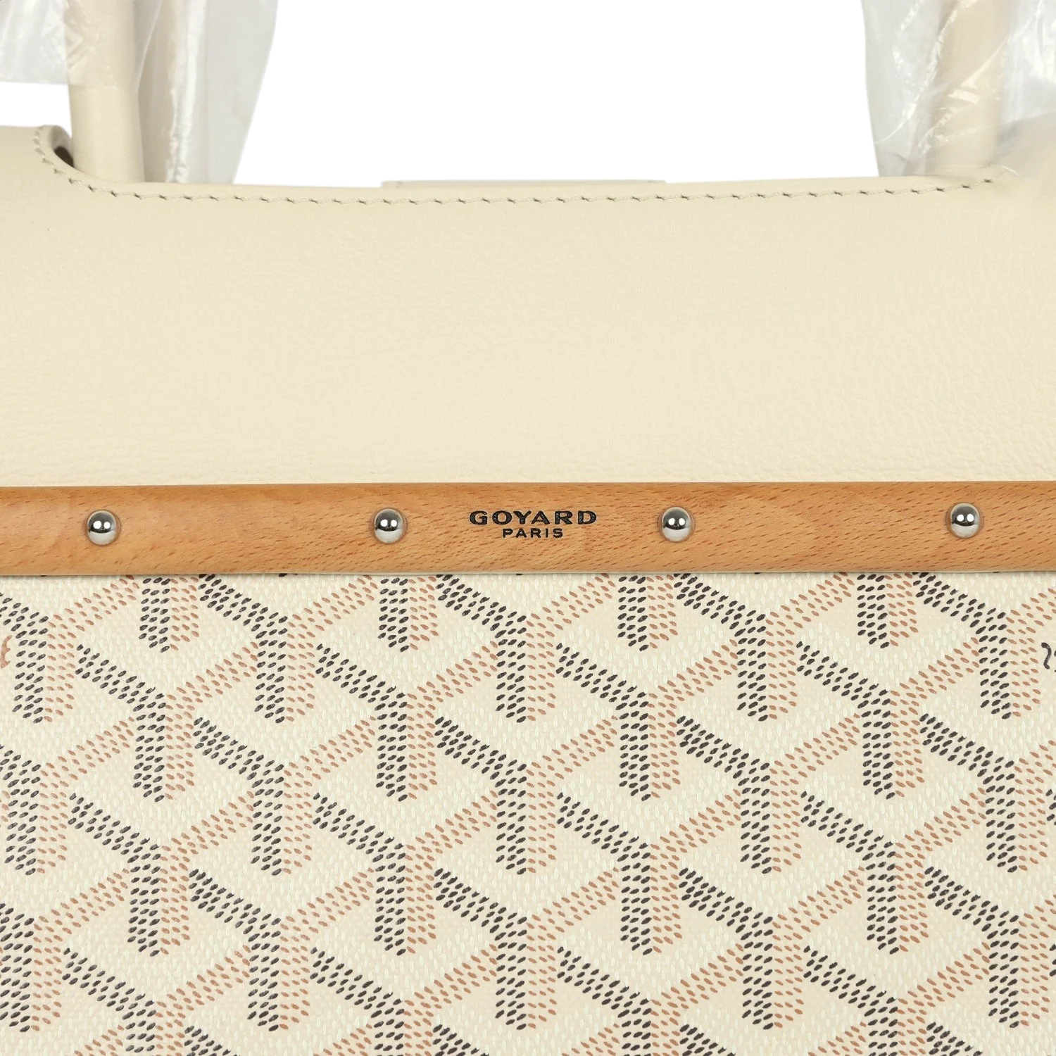 Goyard Goyardine Canvas Sand Saigon Tote — фото 7