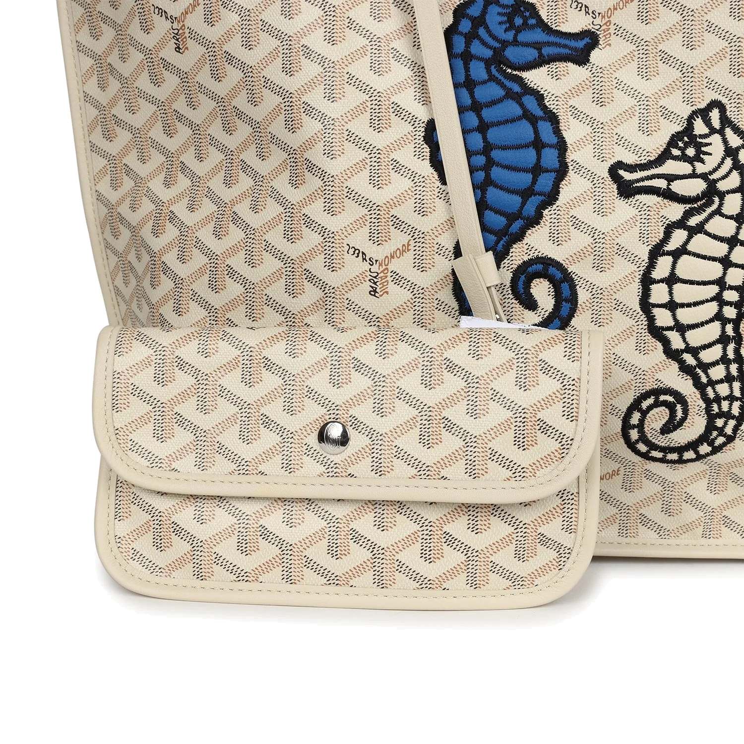 Goyard Goyardine Sand Anjou PM Embroidered — фото 7