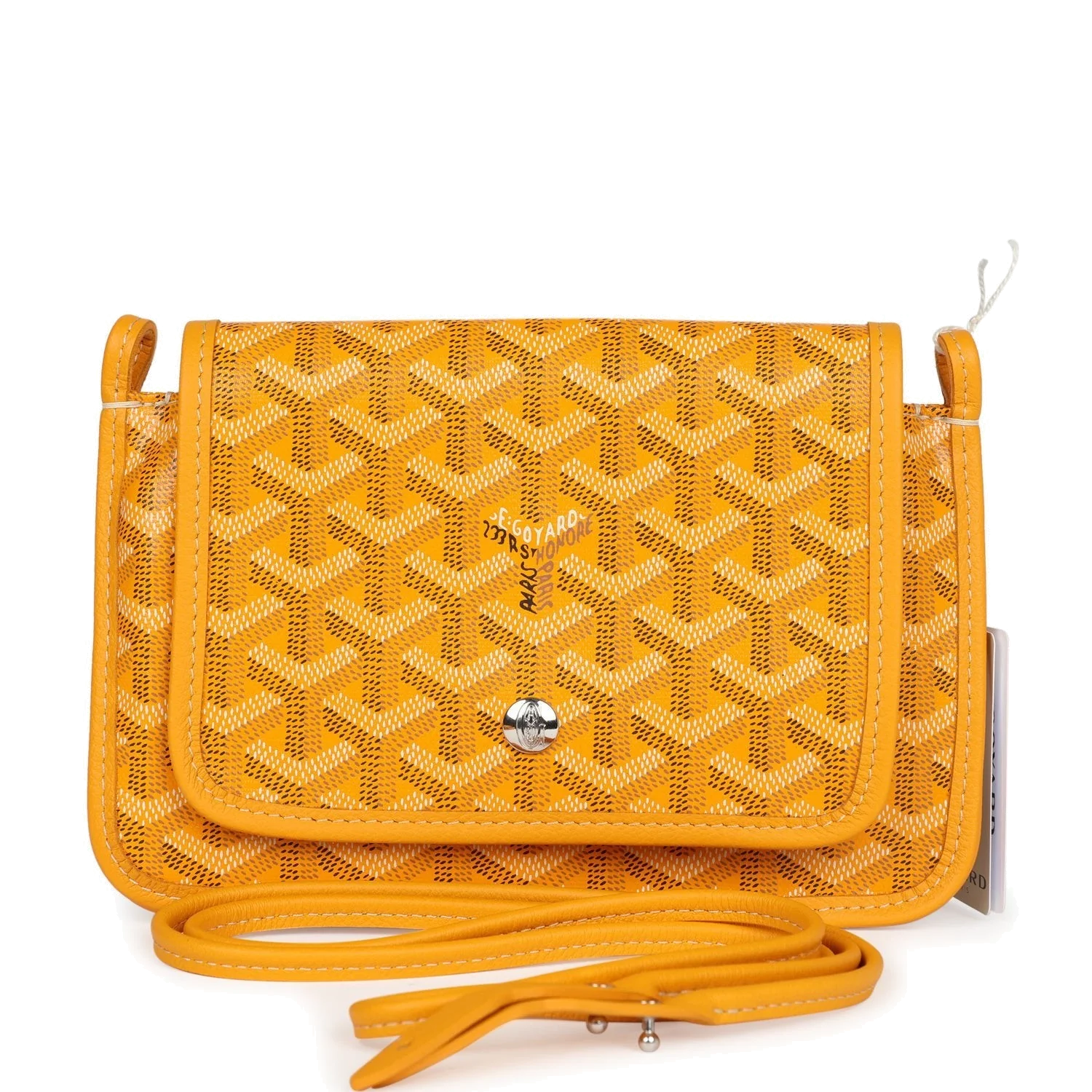 Goyard Plumet Pocket Wallet Yellow Goyardine — фото 2