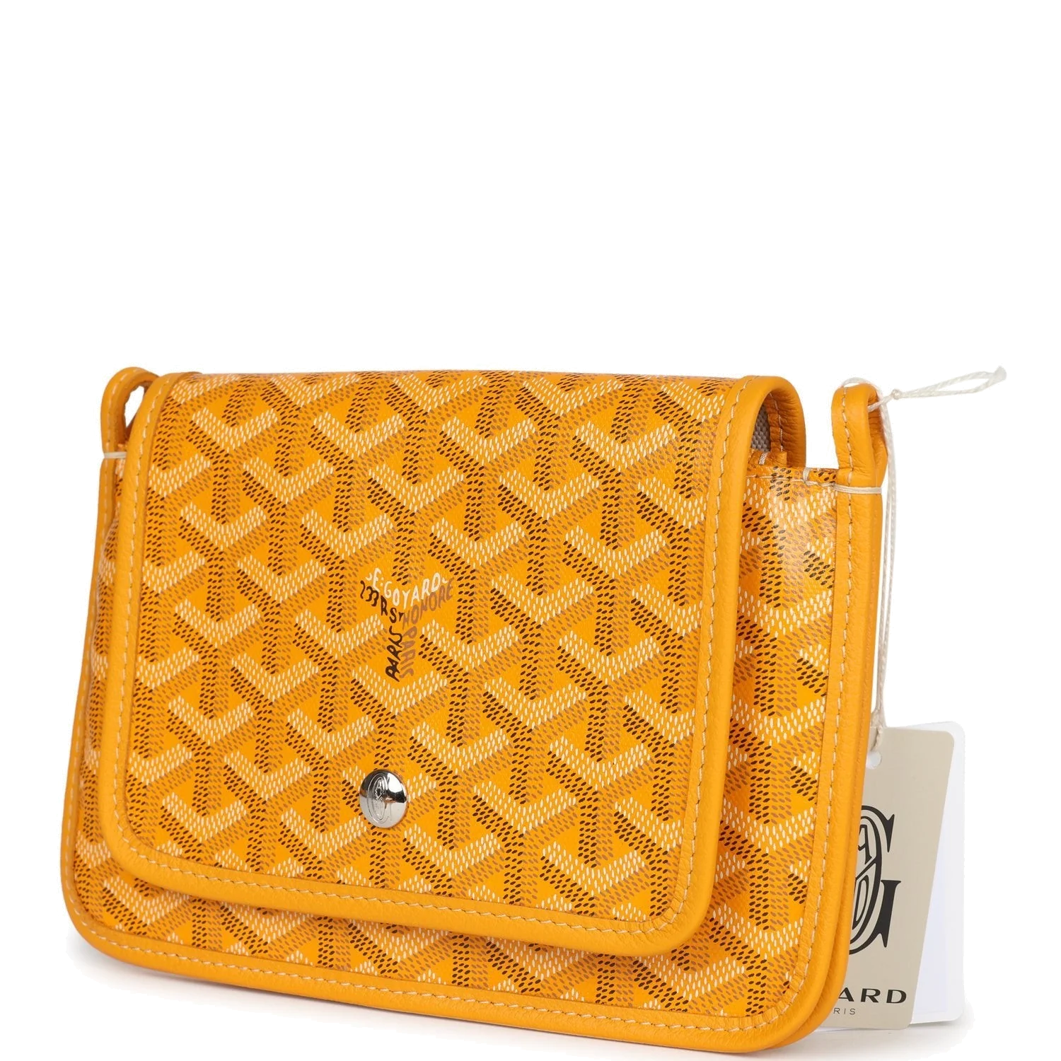 Goyard Plumet Pocket Wallet Yellow Goyardine — фото 5