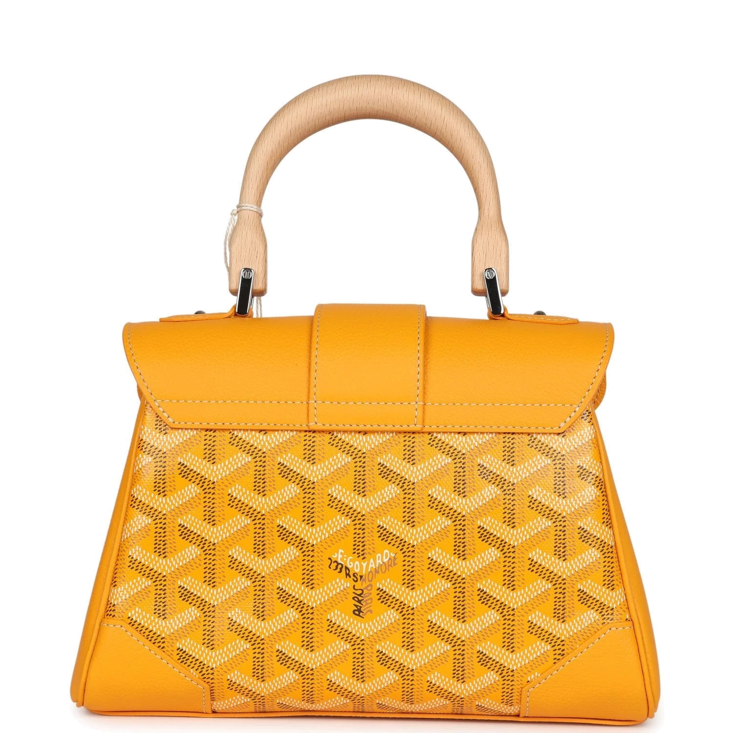 Goyard Saigon Souple Mini Bag Yellow Goyardine — фото 5