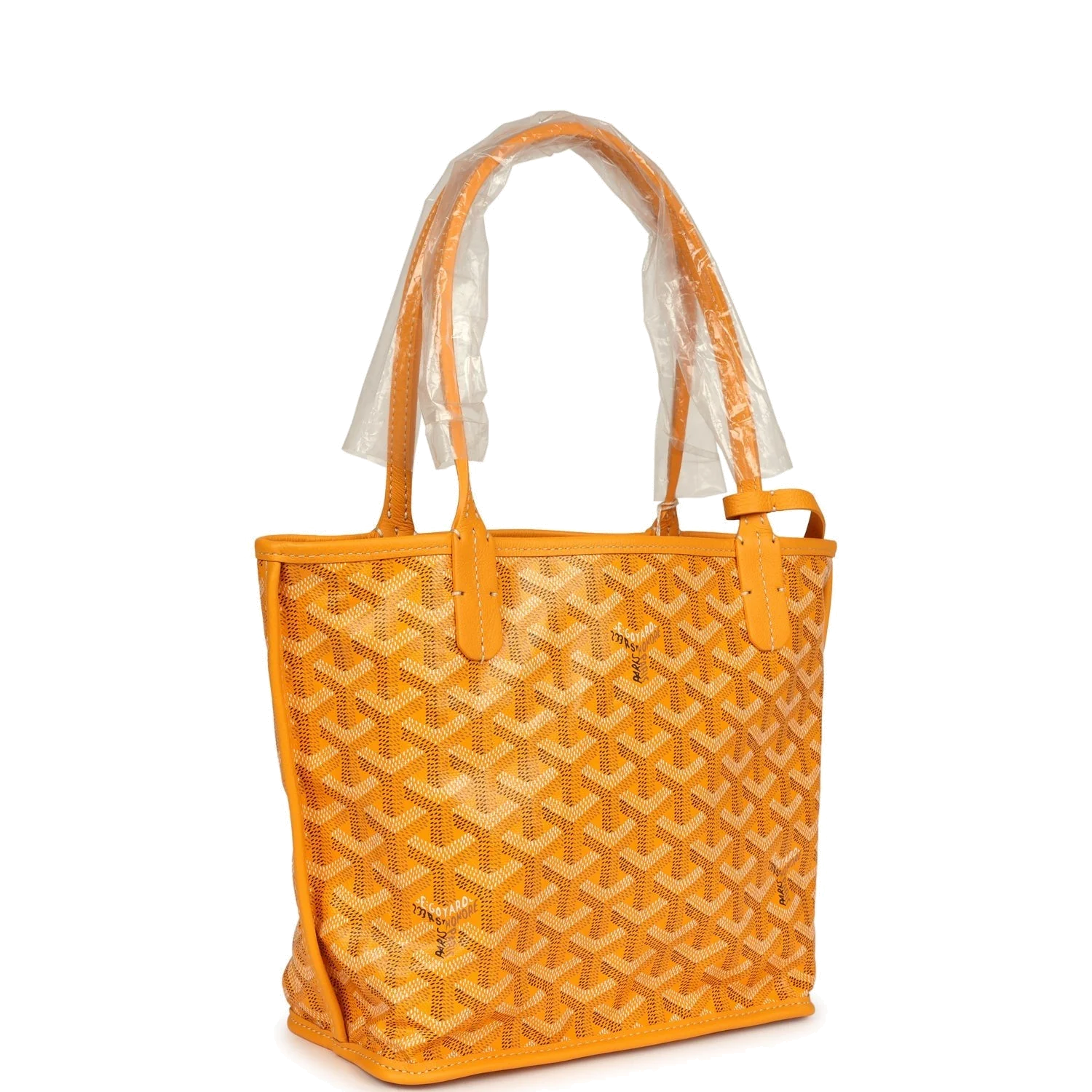 Goyard Goyardine Yellow Anjou Mini Bag — фото 3