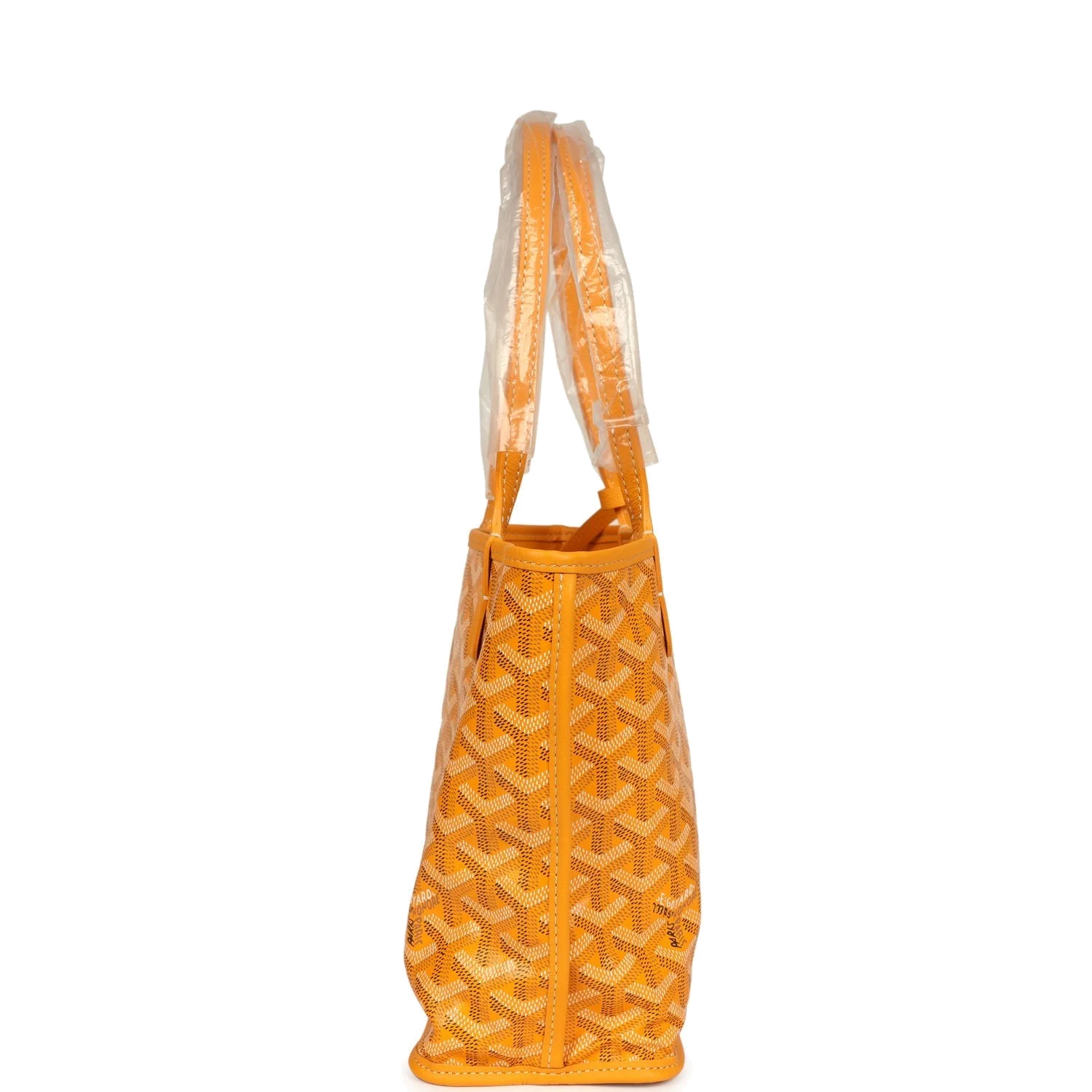 Goyard Goyardine Yellow Anjou Mini Bag — фото 4
