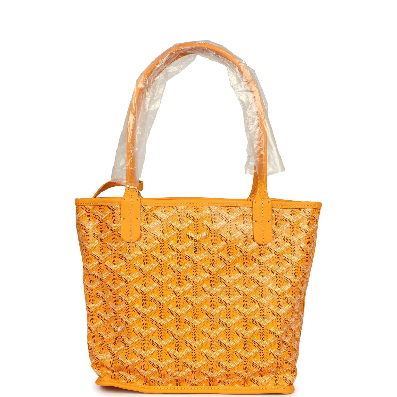 Goyard Goyardine Yellow Anjou Mini Bag — фото 5