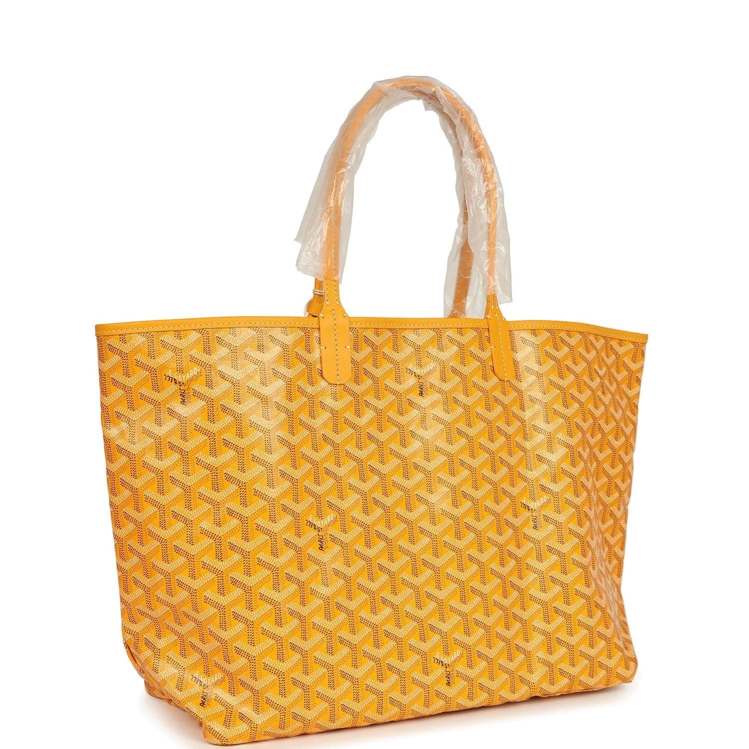 Goyard Goyardine Yellow Saint Louis PM Tote Bag — фото 3