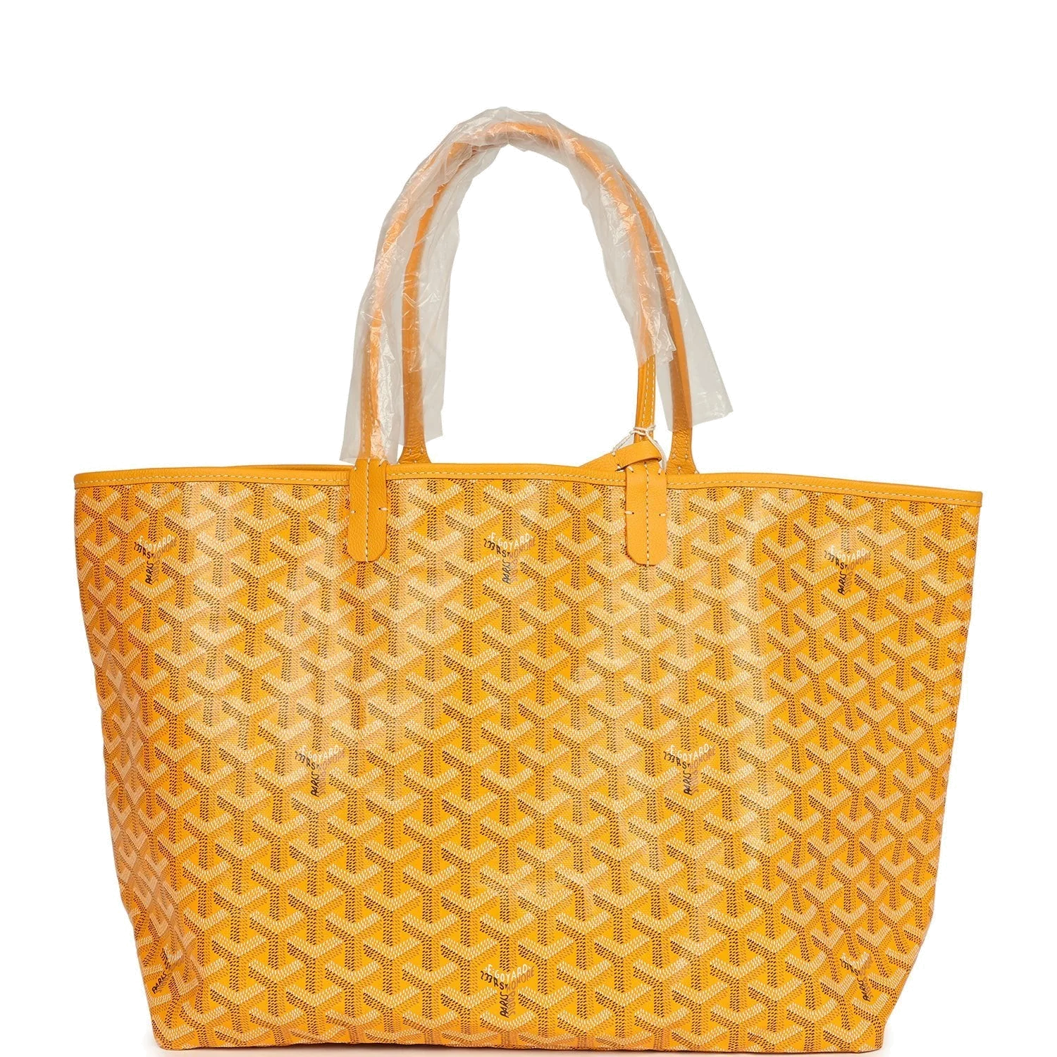 Goyard Goyardine Yellow Saint Louis PM Tote Bag — фото 5