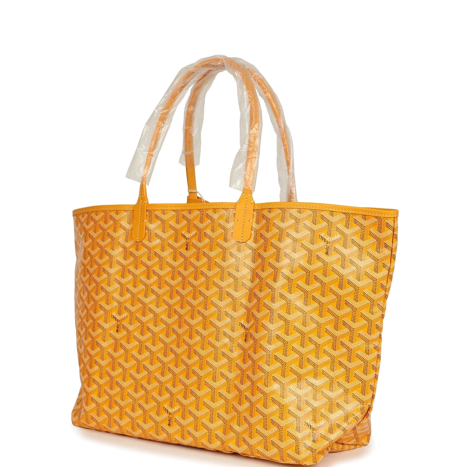 Goyard Goyardine Yellow Saint Louis PM Tote Bag — фото 6