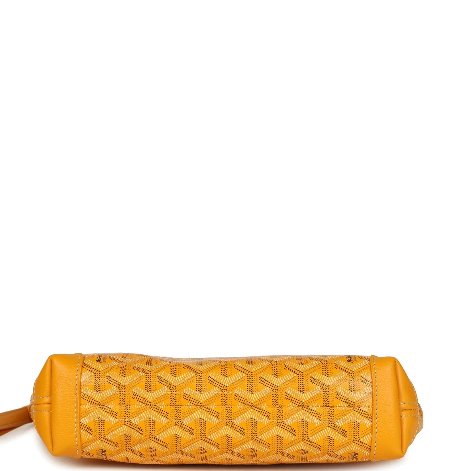 Goyard Goyardine Canvas Yellow Conti Pouch — фото 8
